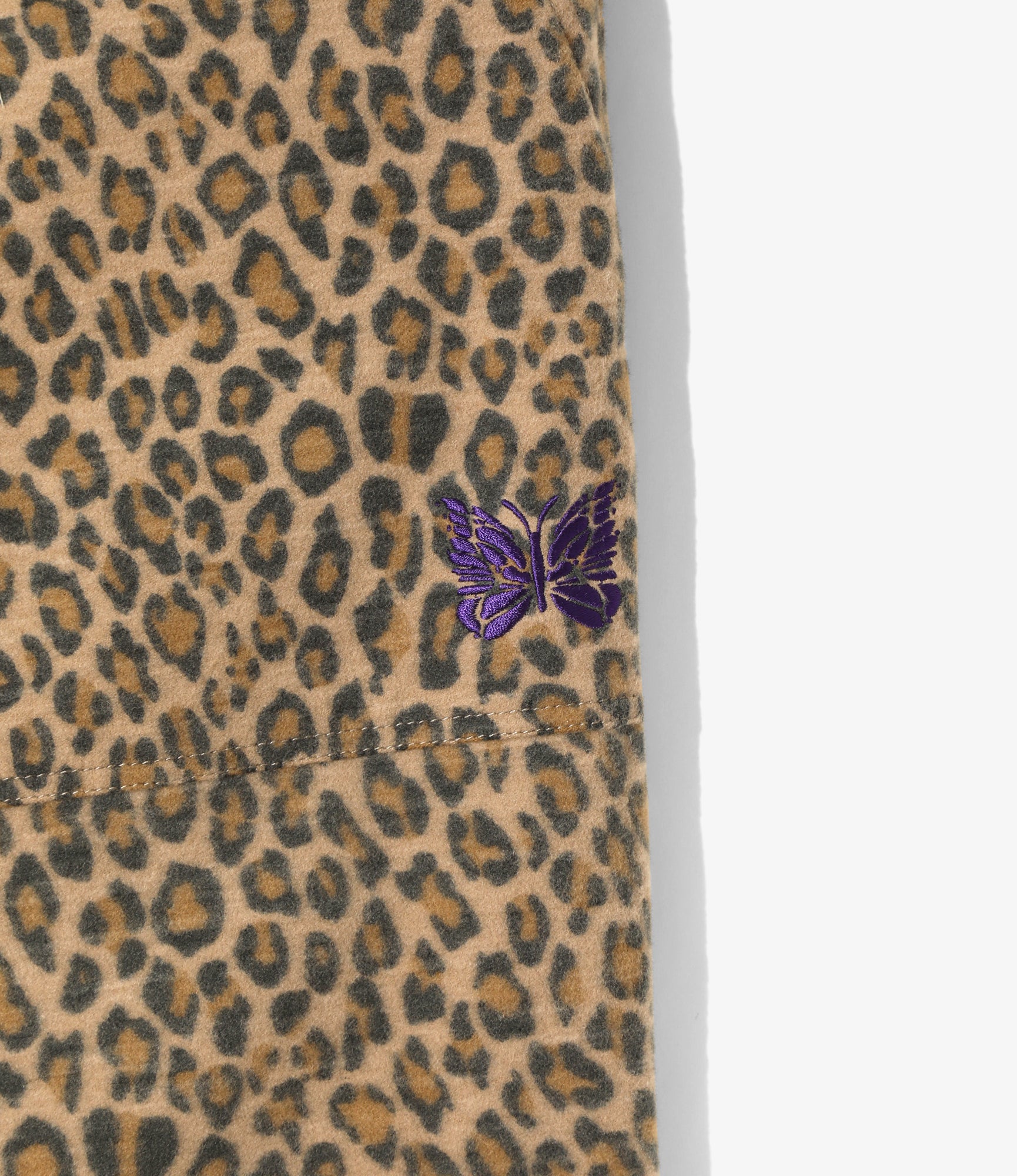 Women's String Fatigue Skirt - Leopard - Brushed Sateen