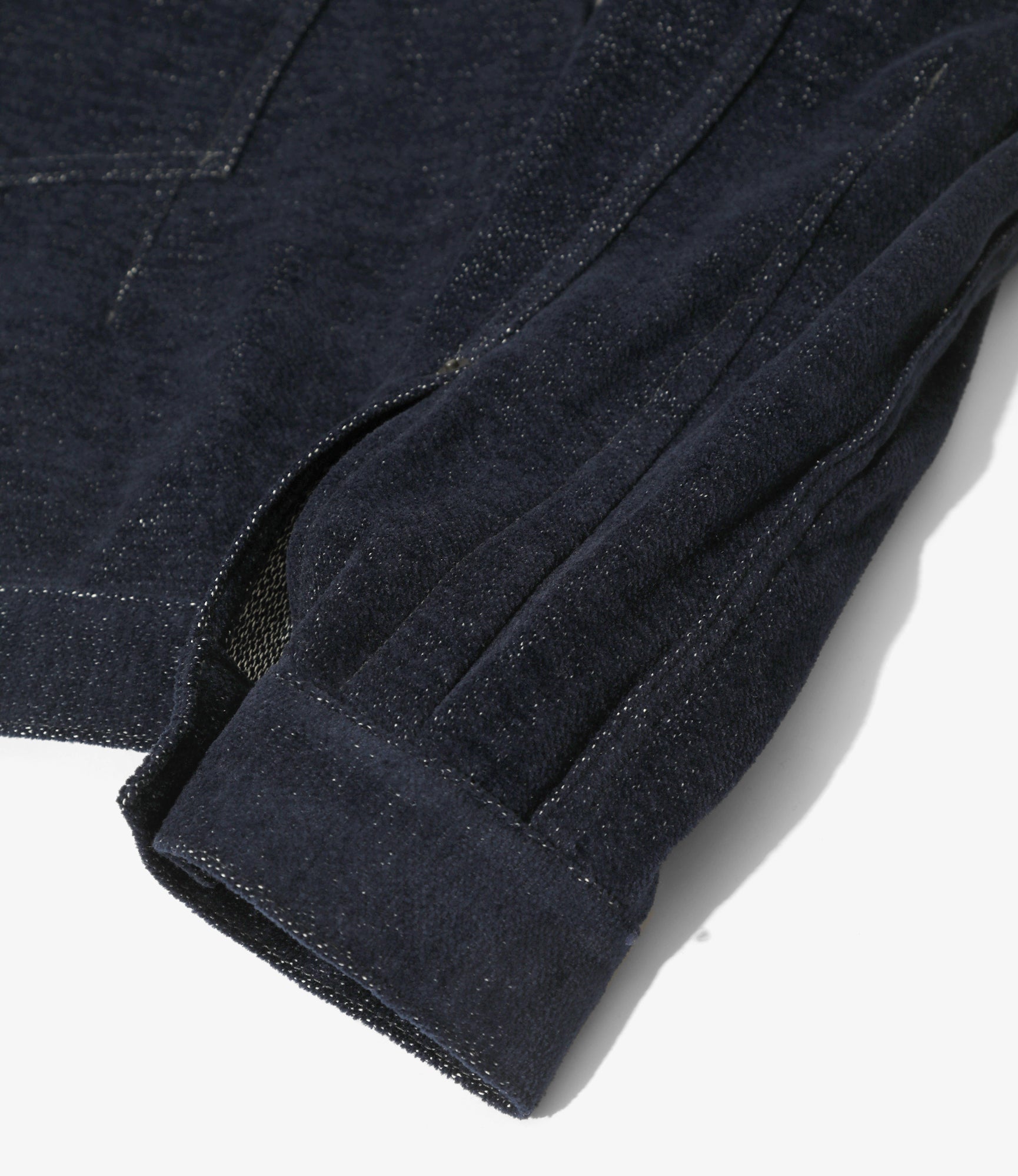 Women's Darts Jean Jacket - Navy - Cotton / Washi Chenille