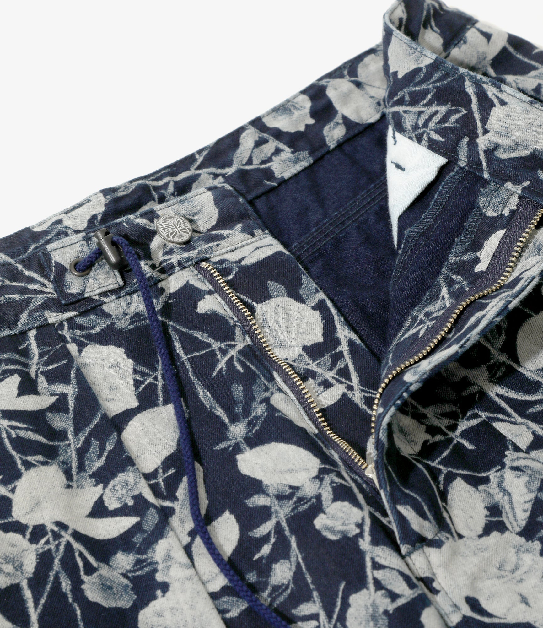 Women's H.D. Painter Pant - Indigo - 10oz Denim / Rose Printed