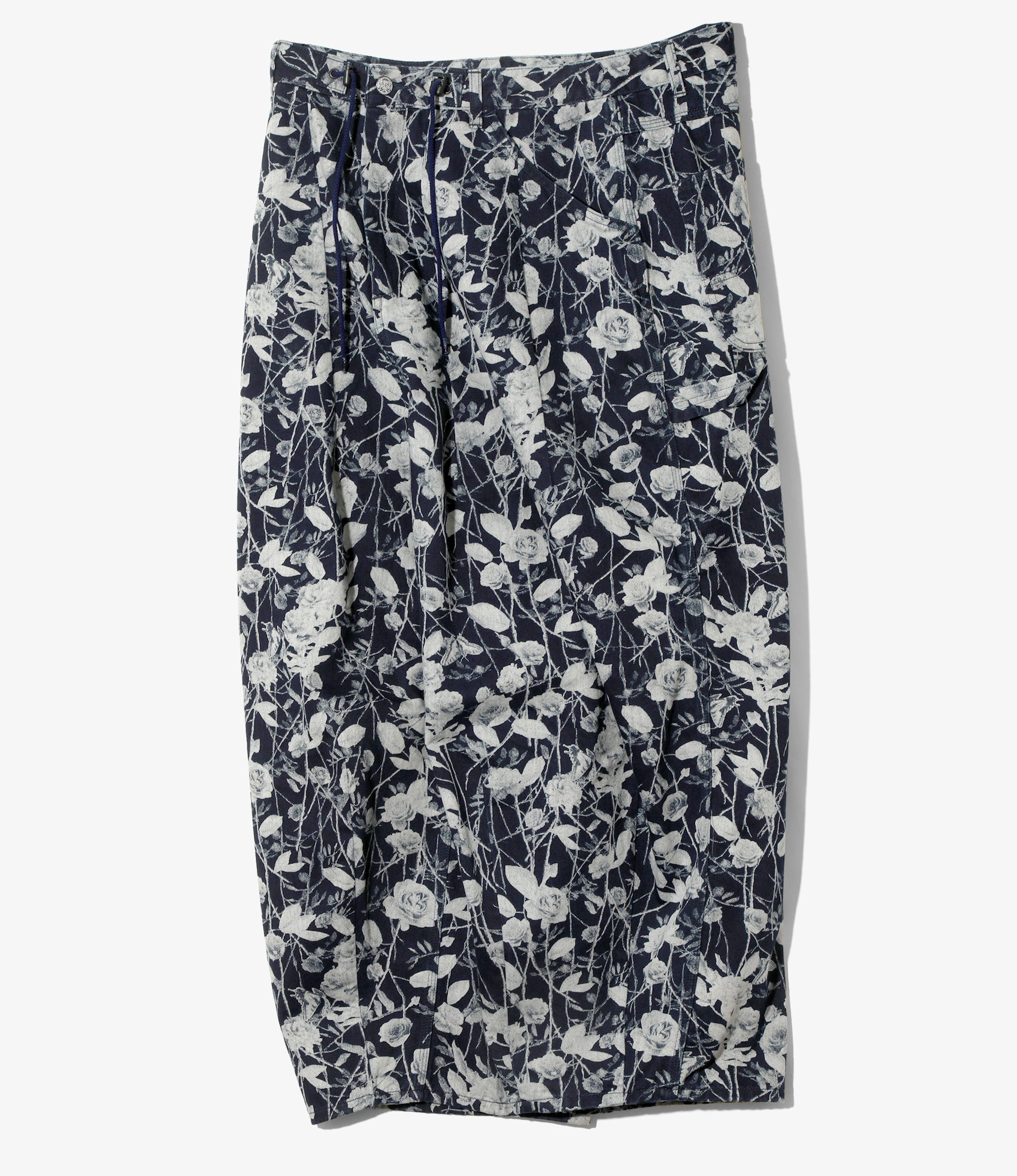 Women's H.D. Painter Pant - Indigo - 10oz Denim / Rose Printed