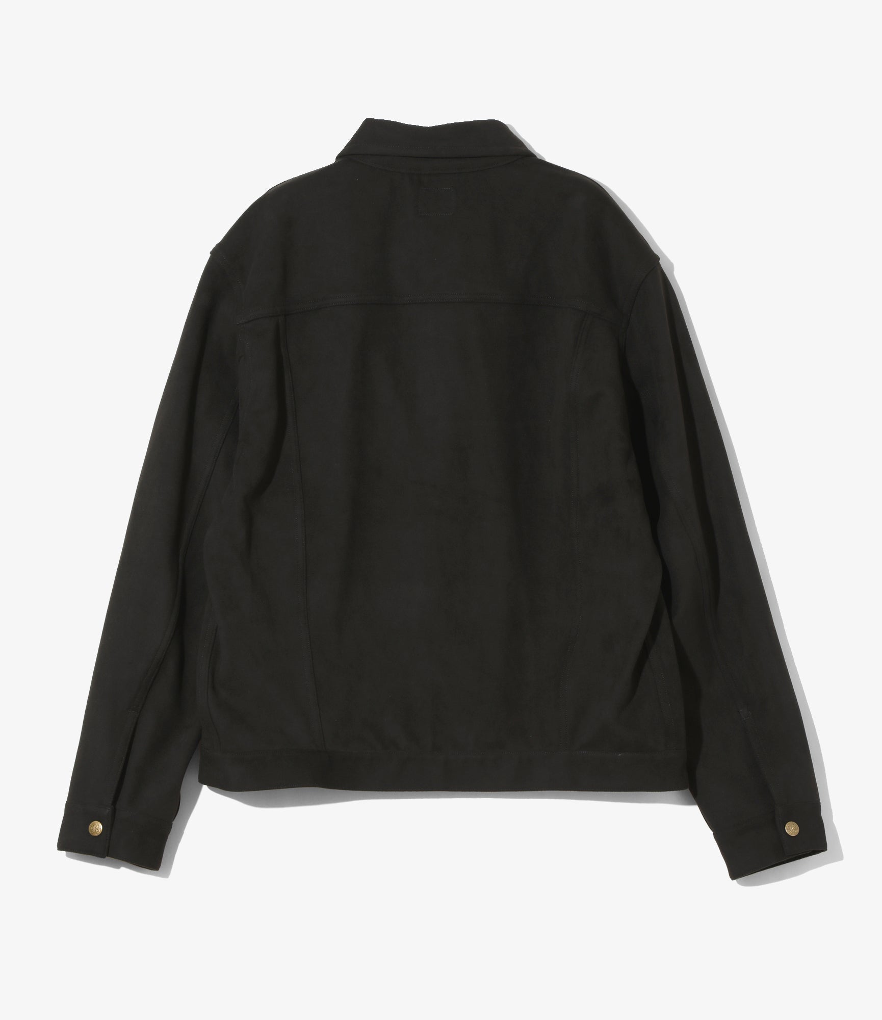 Penny Jean Jacket - Black - Synthetic Suede