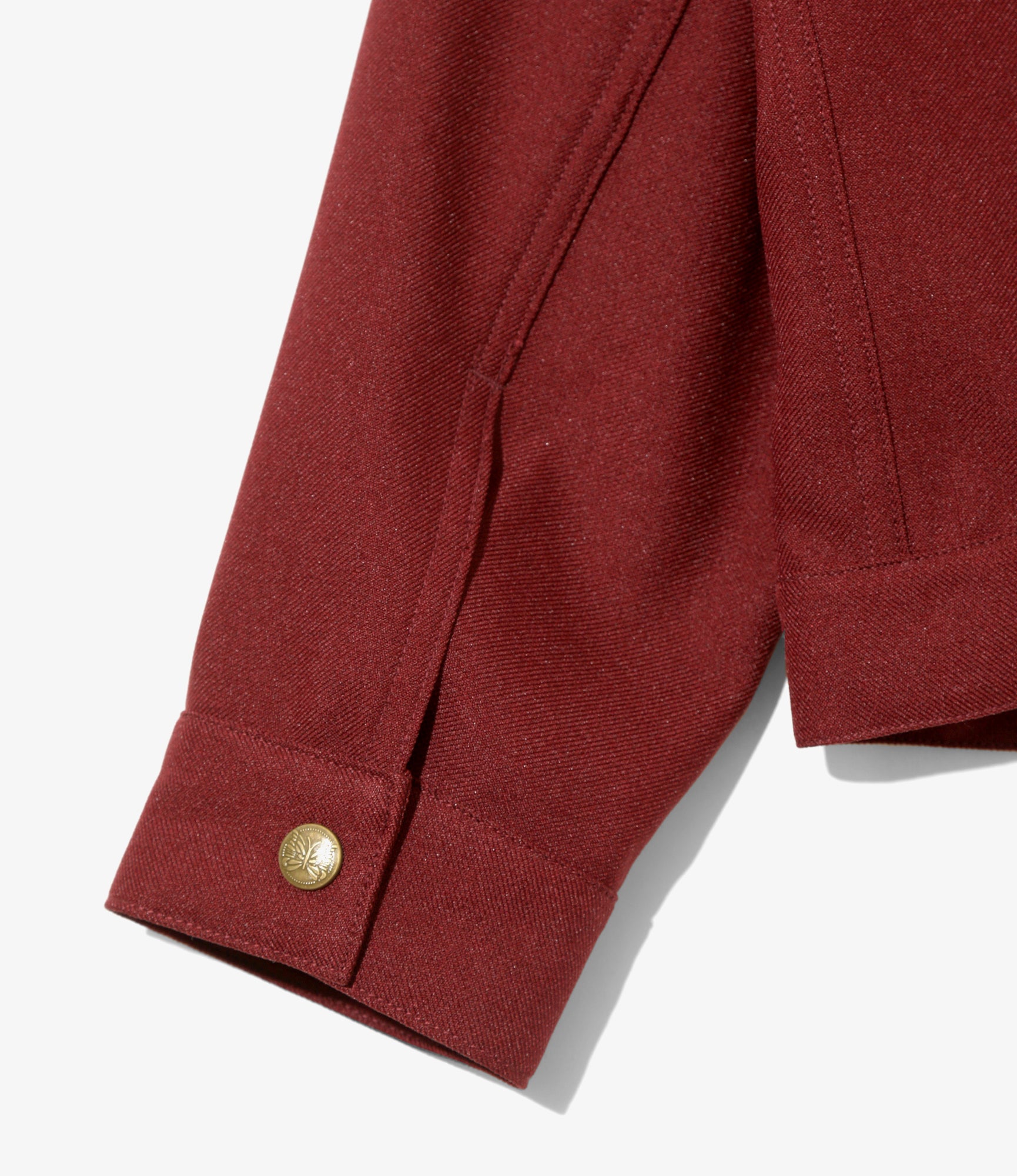 Penny Jean Jacket - Burgundy - Poly Twill