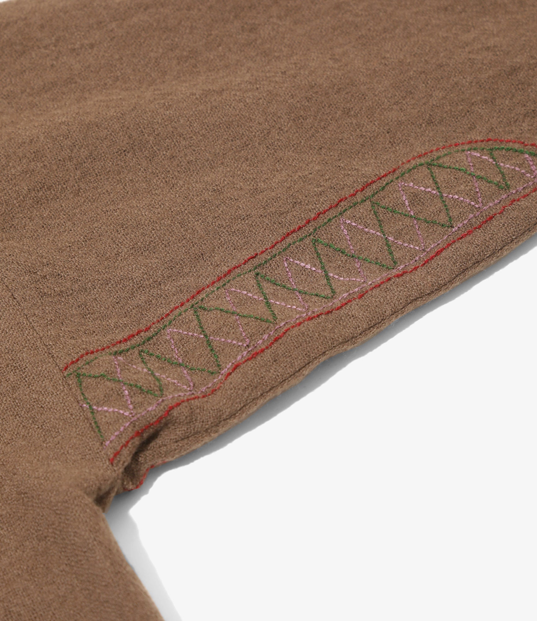 Women's Tunic Shirt - Beige - Wool Gauze