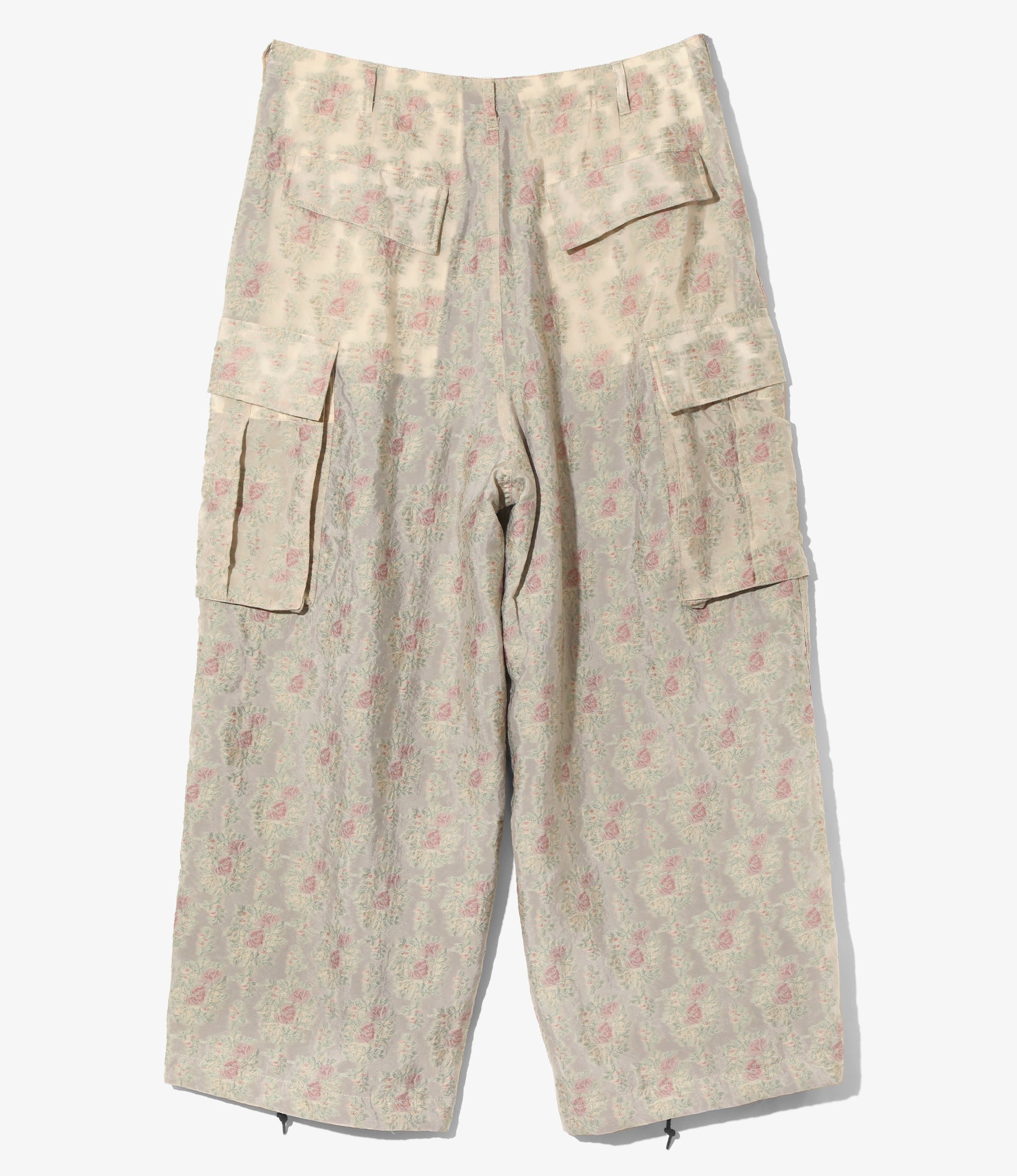 Women's H.D. BDU Pant - Beige - Floral Cut Jacquard