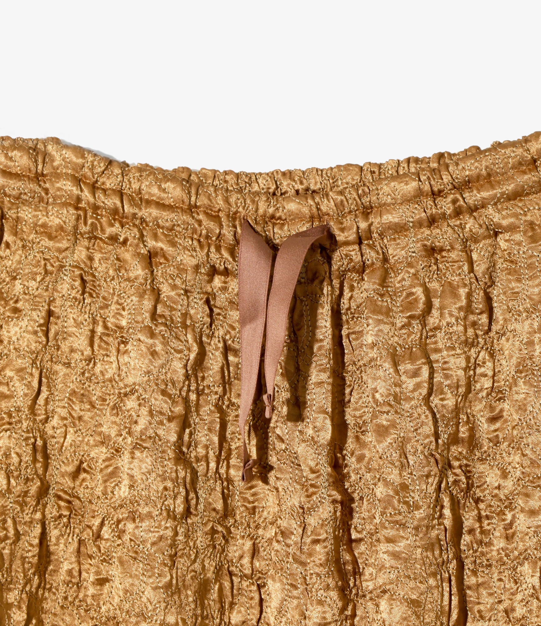 Women's H.D Pant - Brown - Embroidery Satin