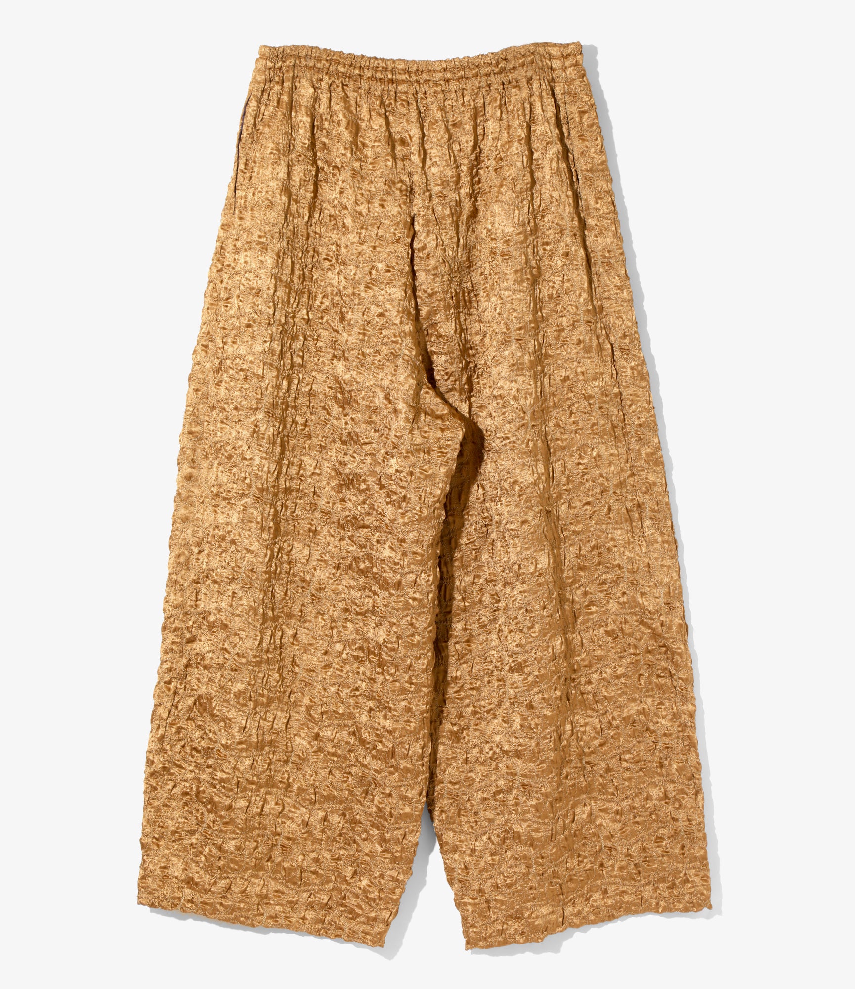 Women's H.D Pant - Brown - Embroidery Satin