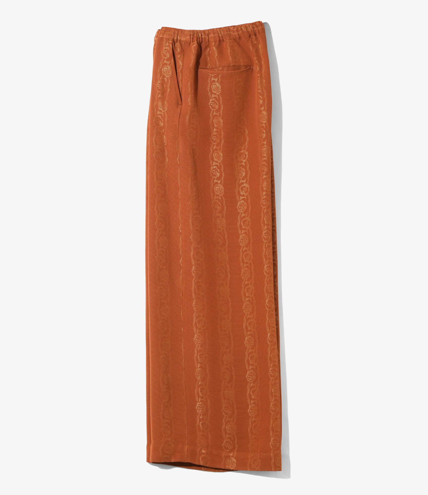 Women's String Buggy Pant - Rust - Abstract Jacquard