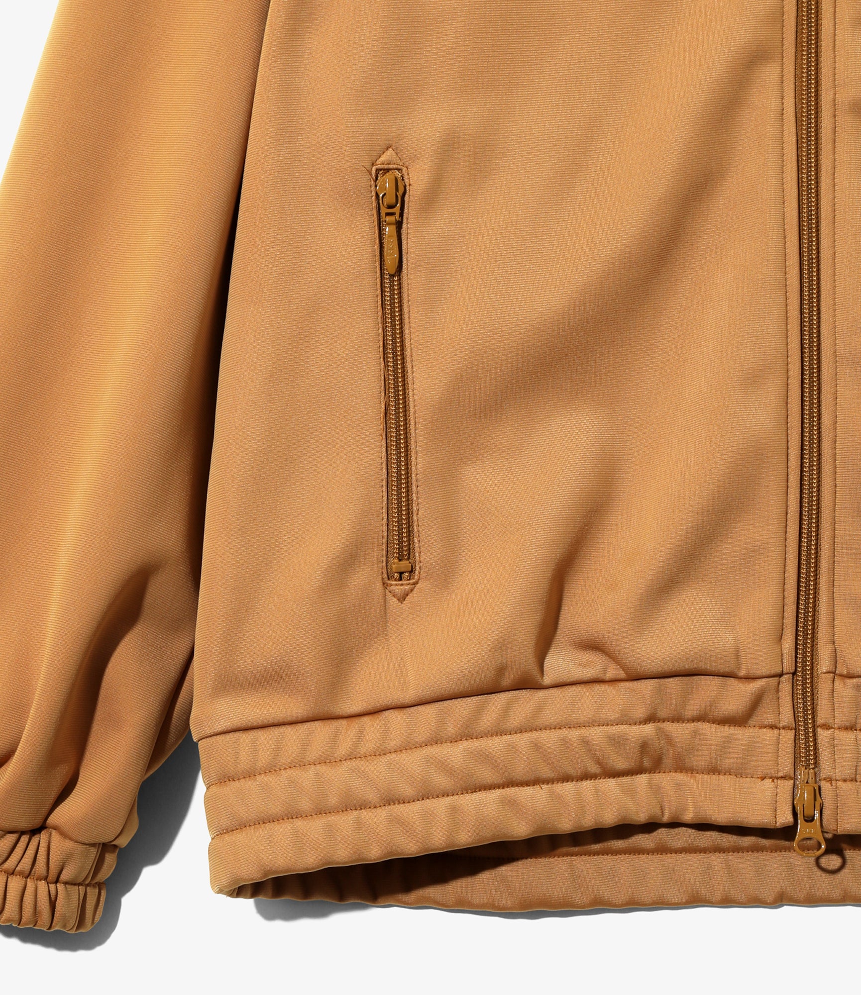 Fringe Track Jacket - Gold - Tricot Jersey