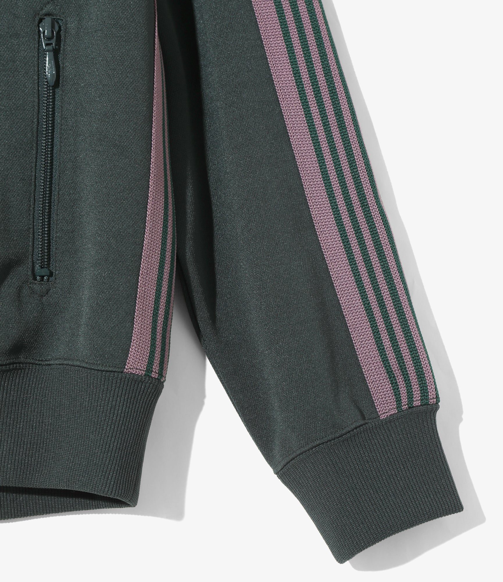 Women's Track Jacket - Green - Poly Smooth