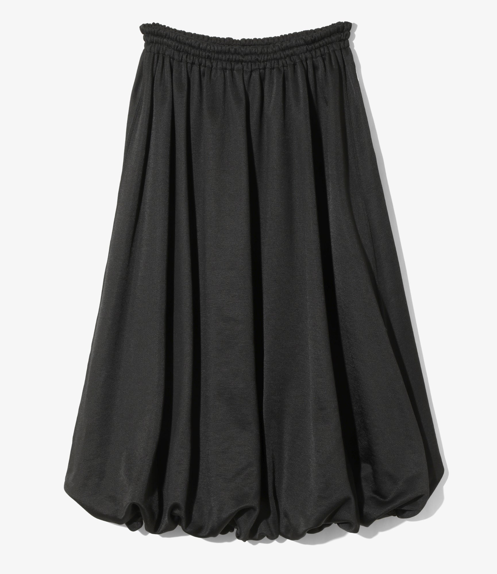 Women's Balloon Track Skirt - Black - Bright Jersey