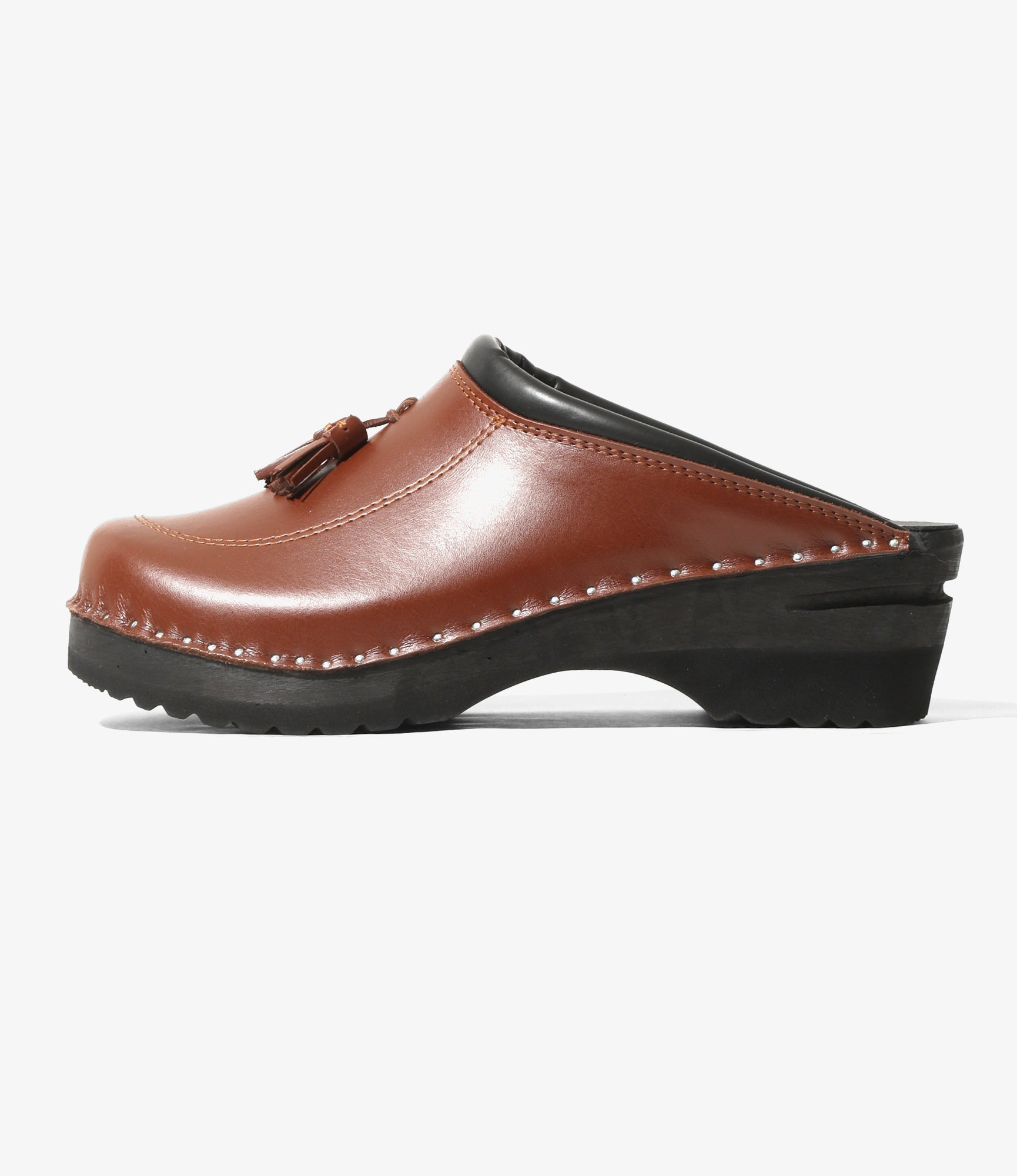 Needles x Troentorp - Tassel Clog - Rusty Brown / Black Ideal