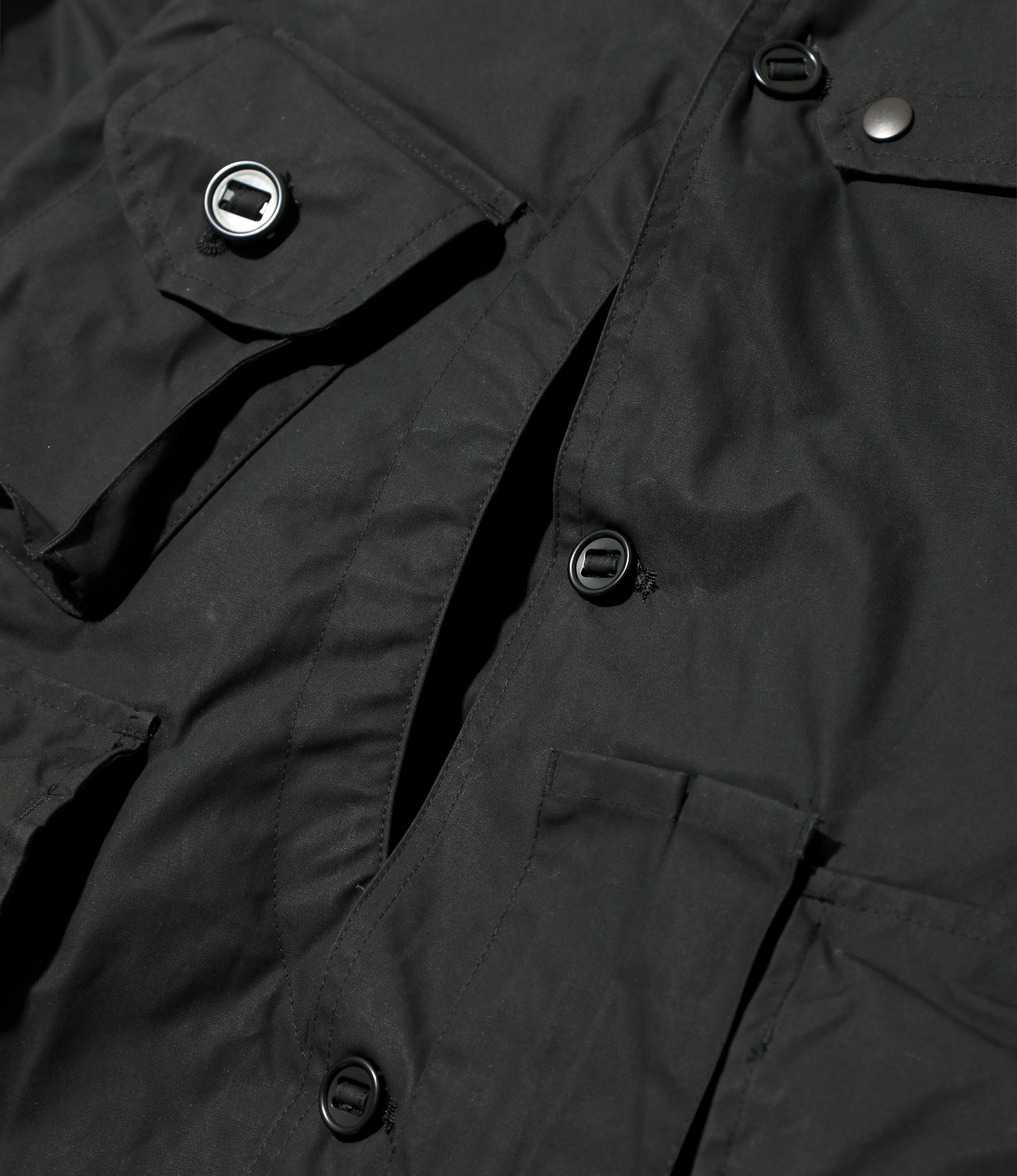 Tenkara Jacket - Black - Waxed Cotton