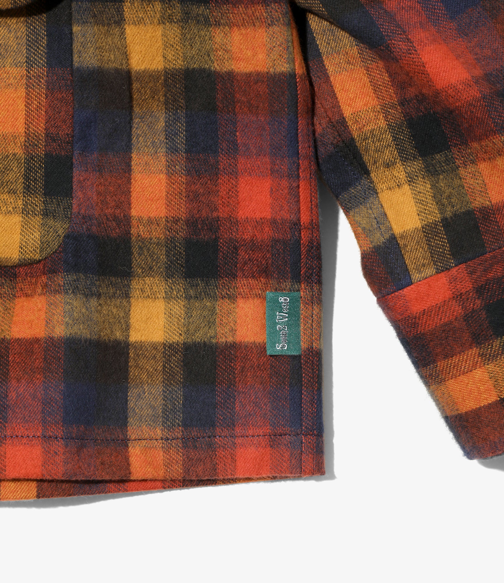 6 Pocket Shirt - Red - Cotton Plaid