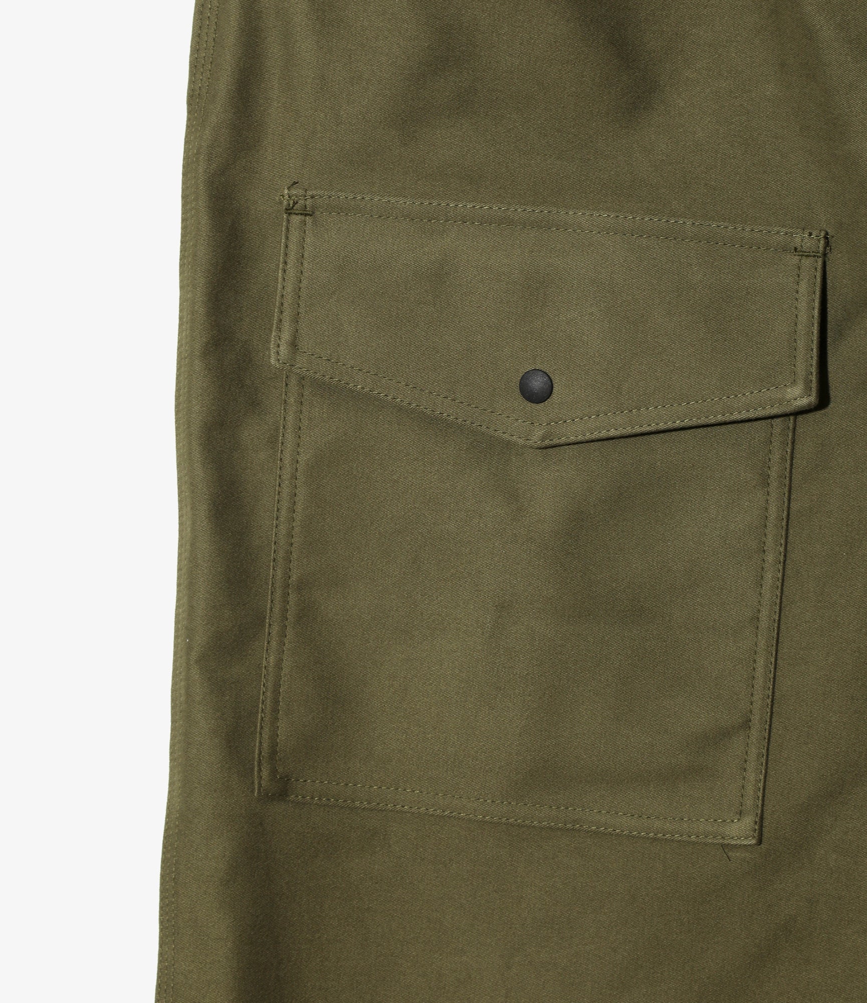 Belted O.P.P. Pant - Olive - Heavy Moleskin