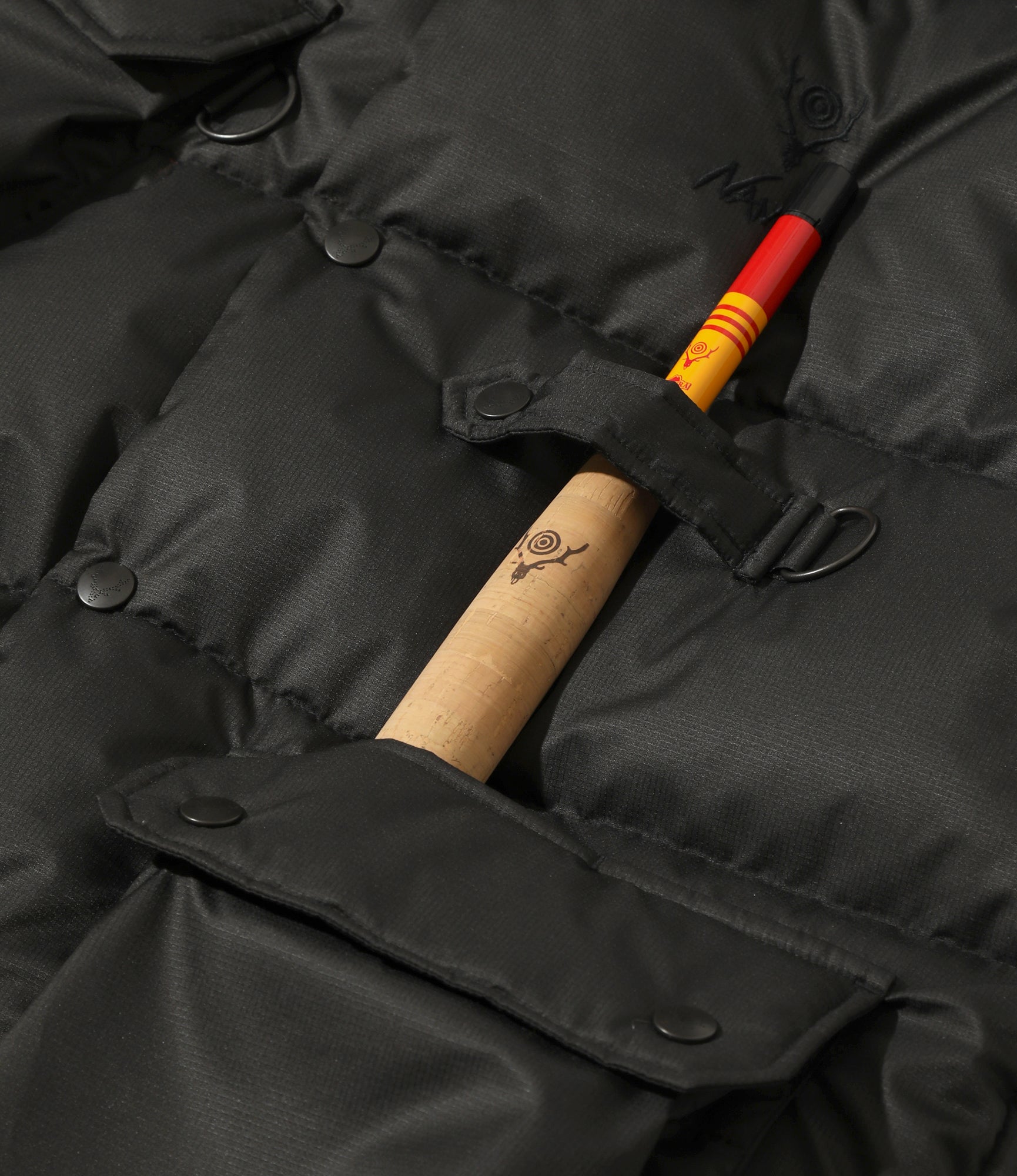 South2 West8 x NANGA River Trek Vest - Black - PE Ripstop