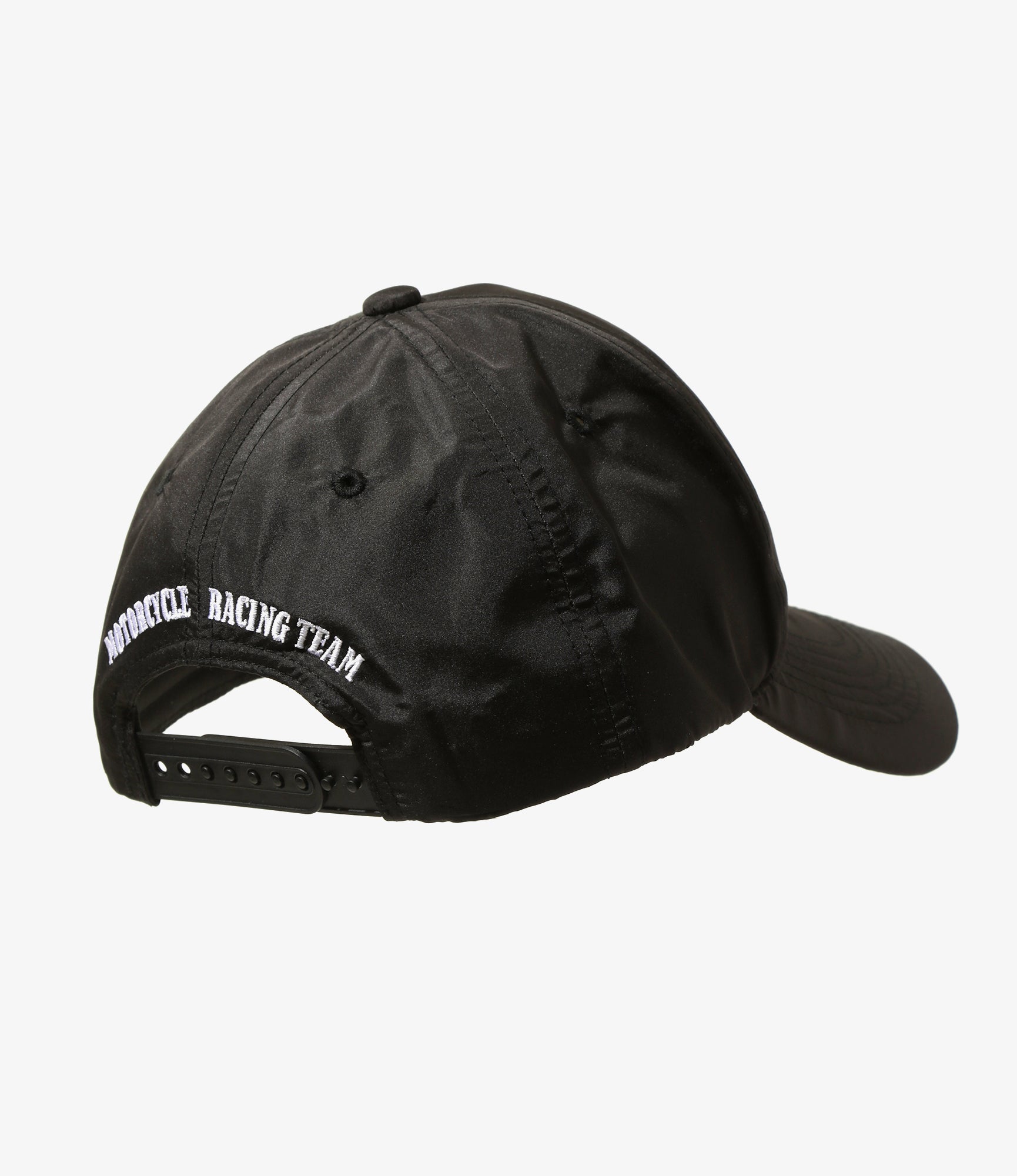 Racing Cap - Black - Poly Taffeta