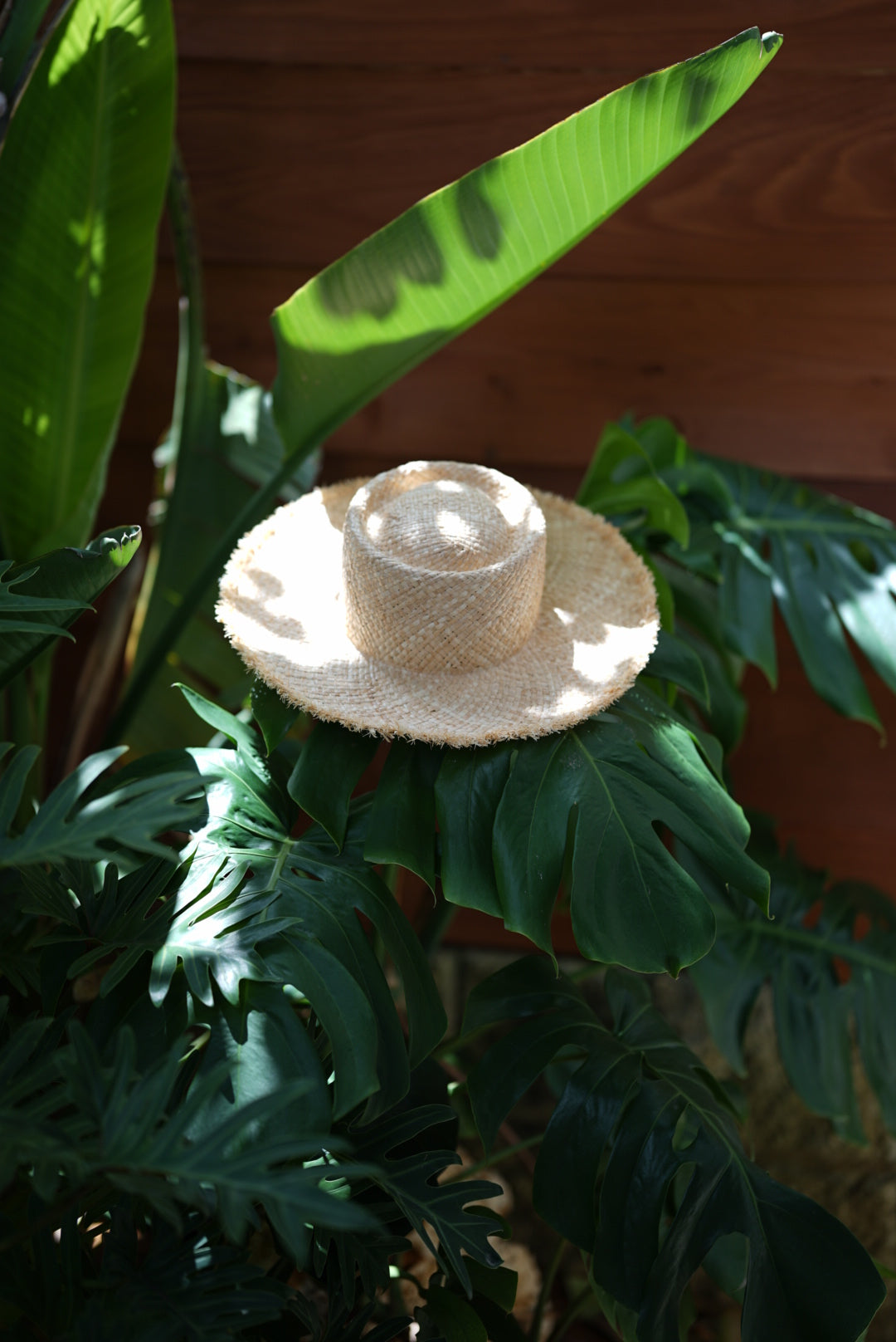 THE PORK PIE - Raffia Fringe - Natural