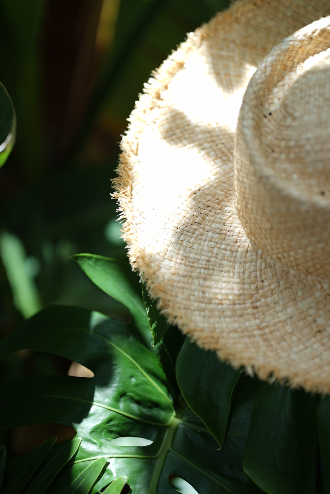 THE PORK PIE - Raffia Fringe - Natural