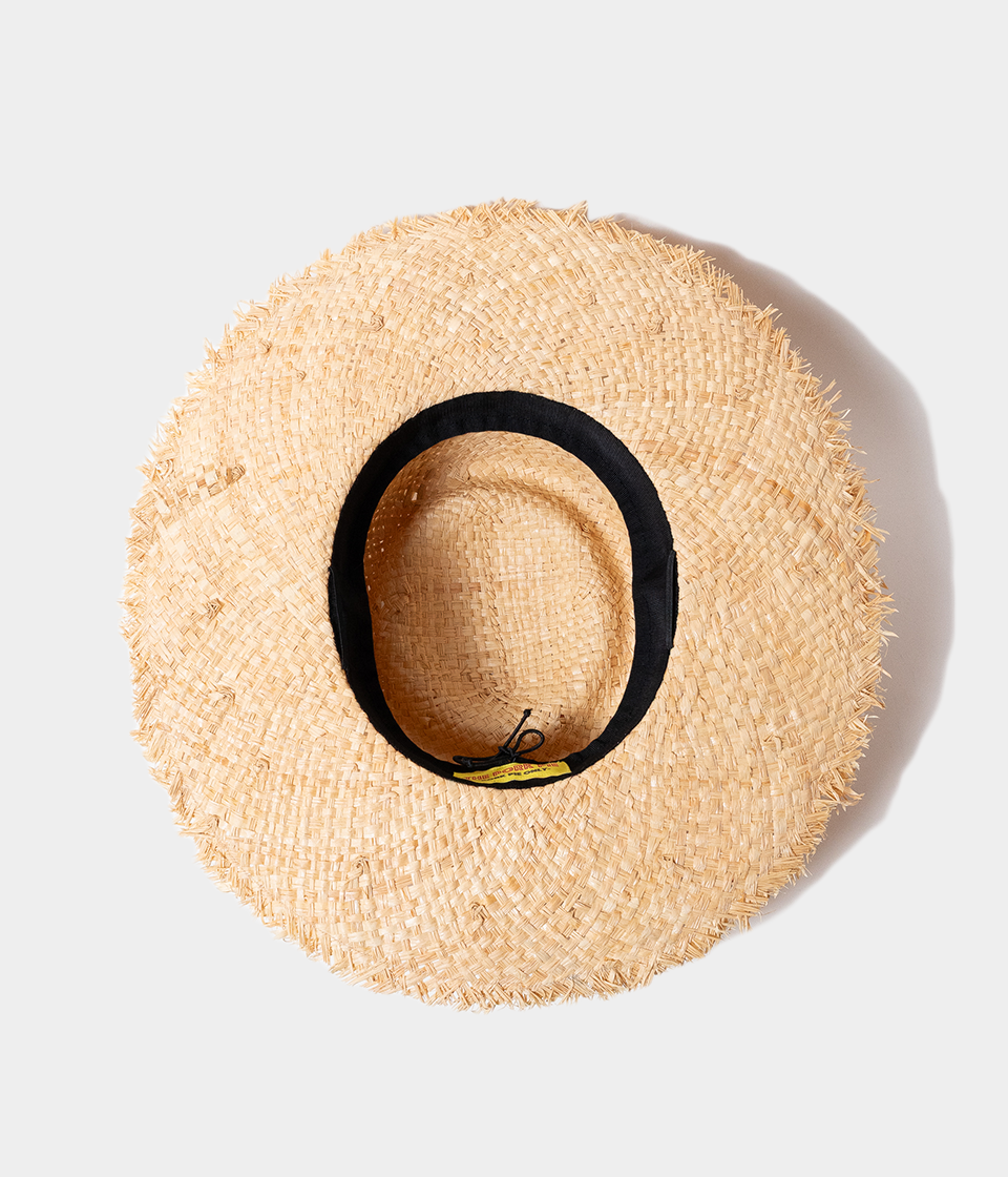 THE PORK PIE - Raffia Fringe - Natural