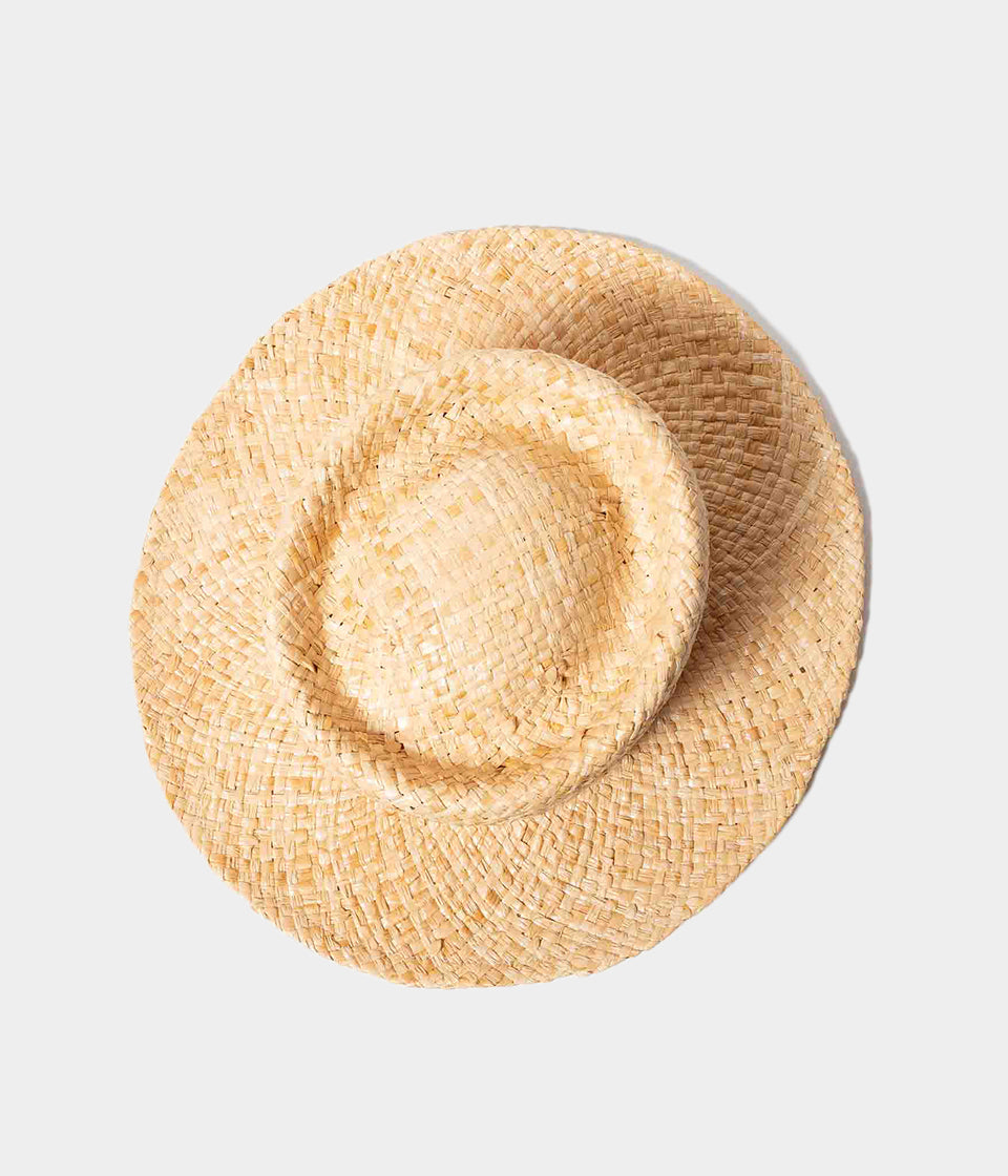 THE PORK PIE - Raffia - Natural