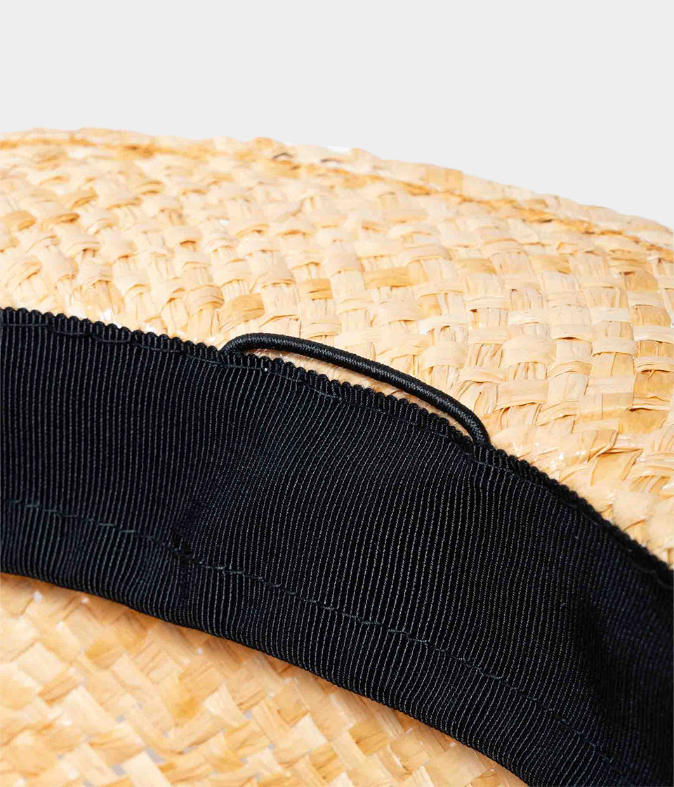 THE PORK PIE - Raffia - Natural