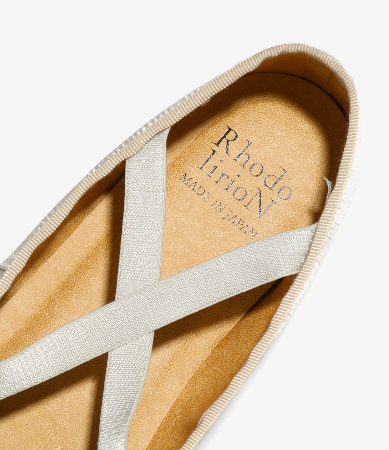 Color Combination Ballet Shoes - Tan - Sateen