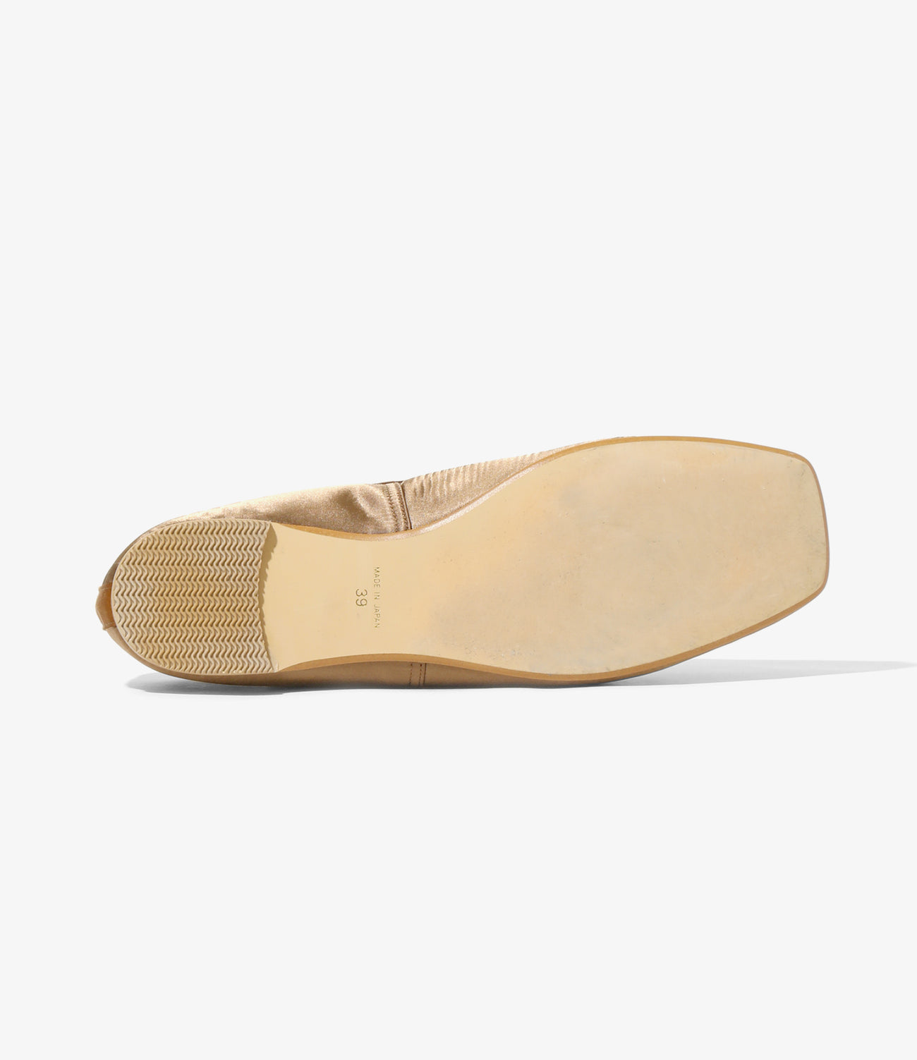 Color Combination Ballet Shoes - Tan - Sateen