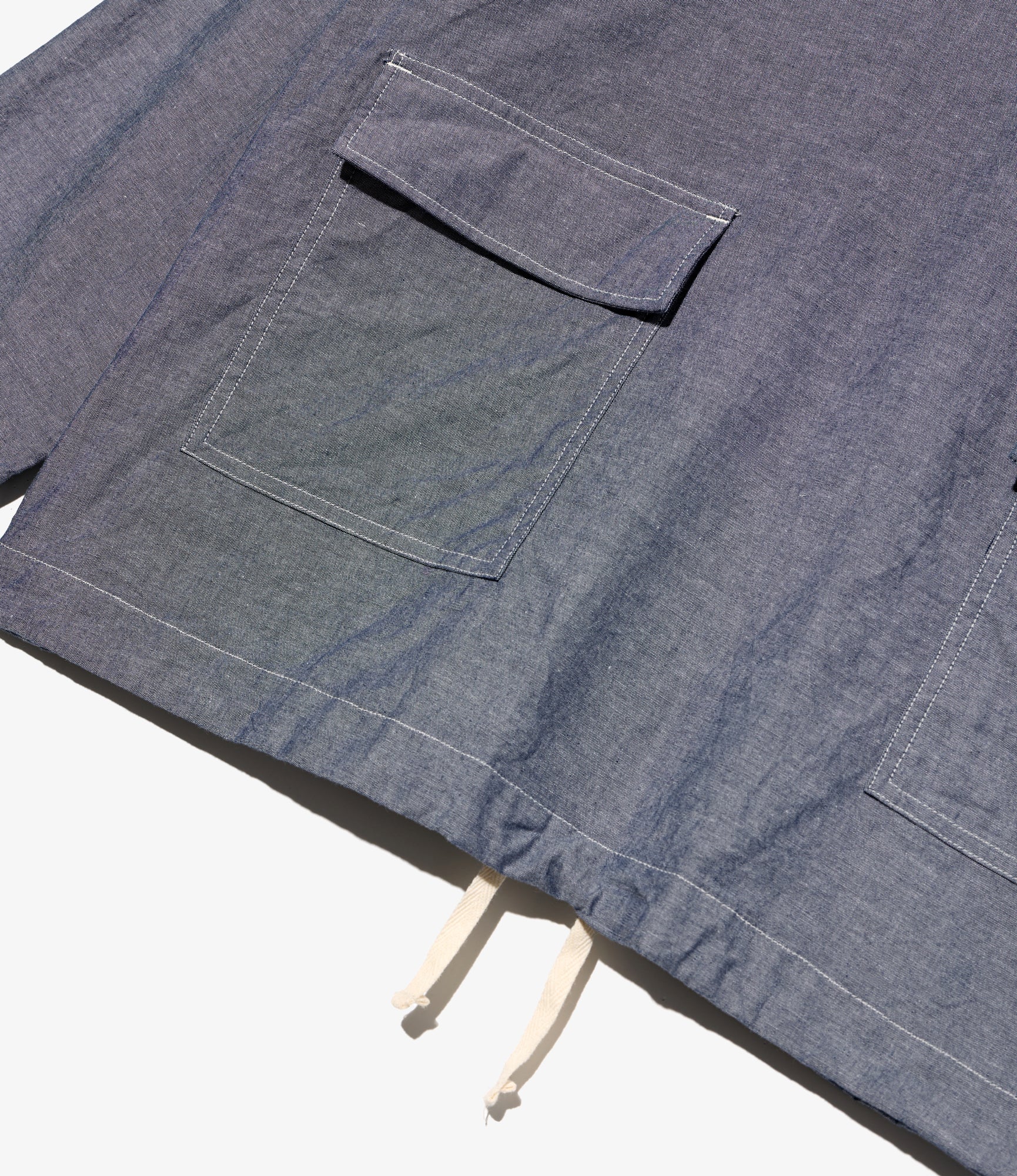 Salvage Smock - Indigo Cotton Chambray