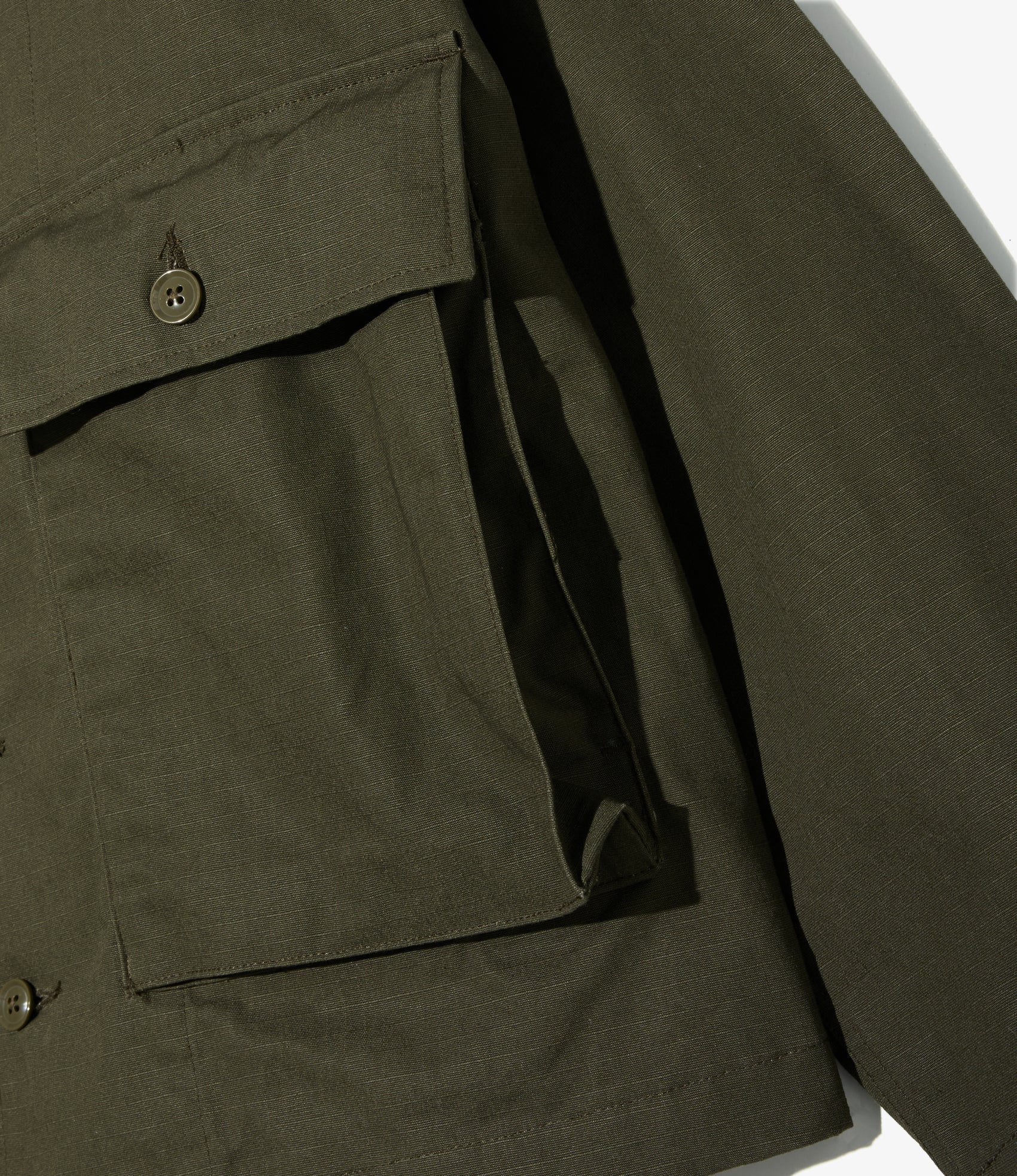 Sea Bees Jacket - Olive Heavyweight Cotton Ripstop