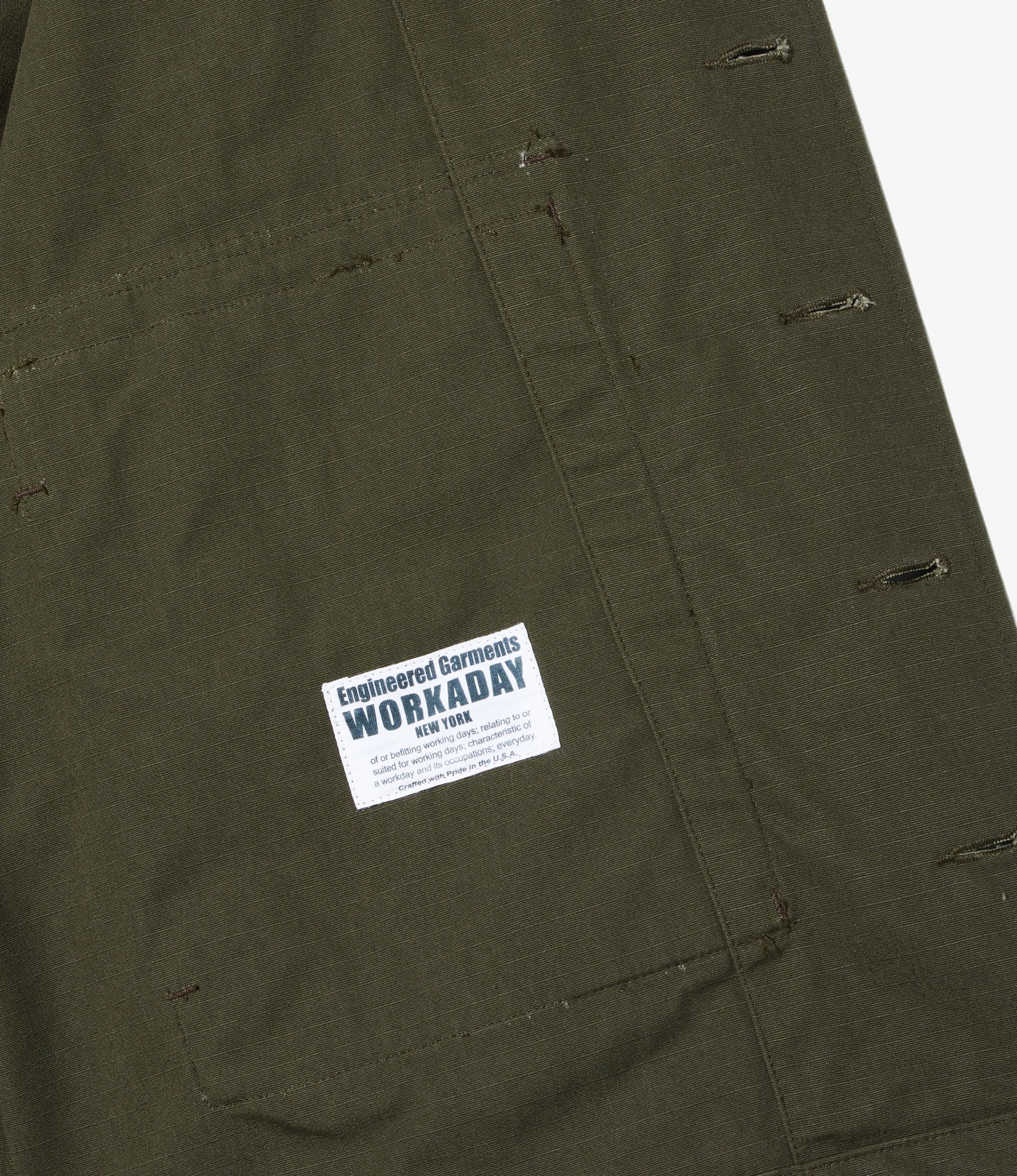 Sea Bees Jacket - Olive Heavyweight Cotton Ripstop