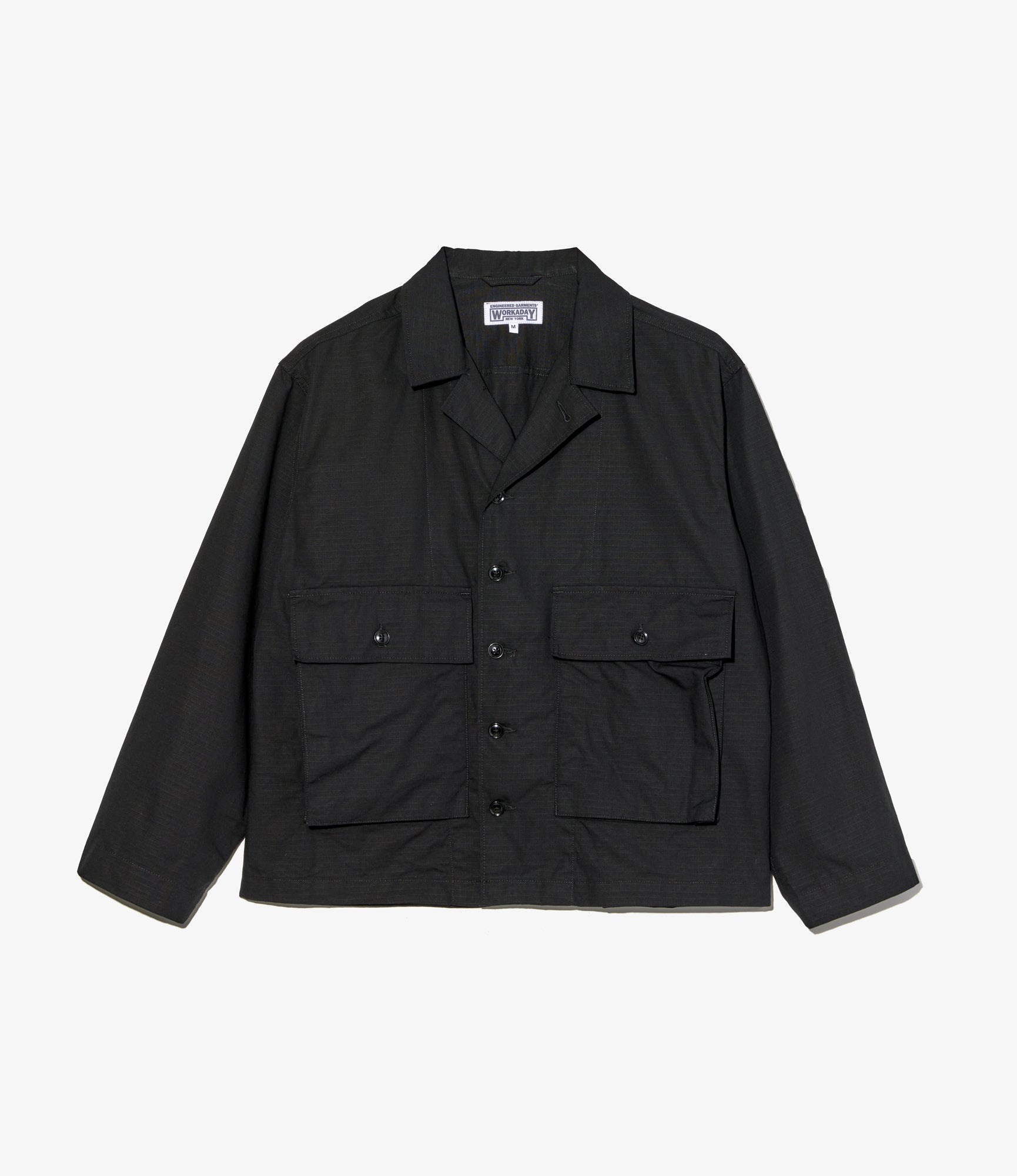 Sea Bees Jacket - Black Cotton Ripstop