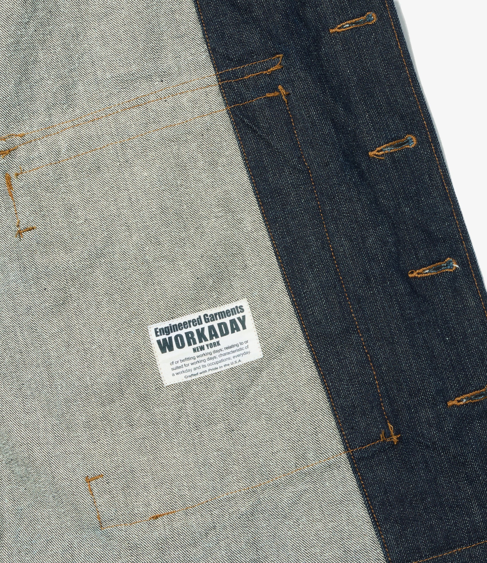 Sea Bees Jacket - Indigo 12oz Cone Denim