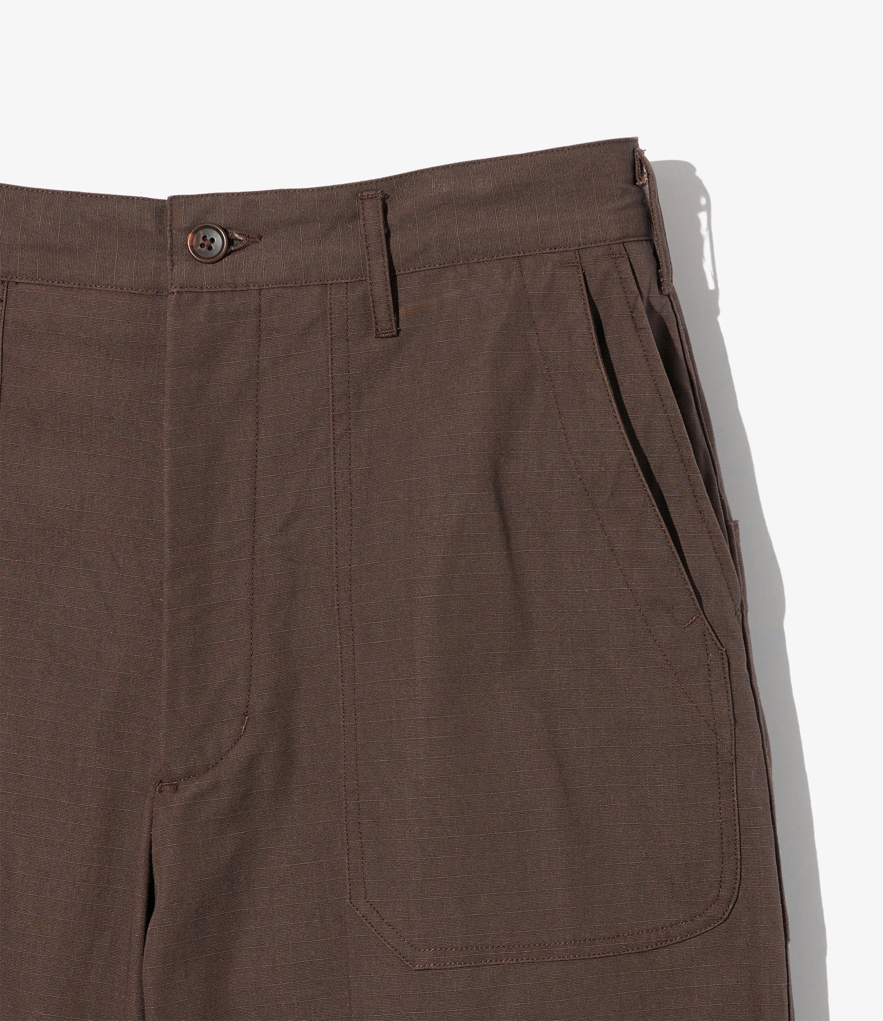 Security Pant - Dk. Brown Heavyweight Cotton Ripstop