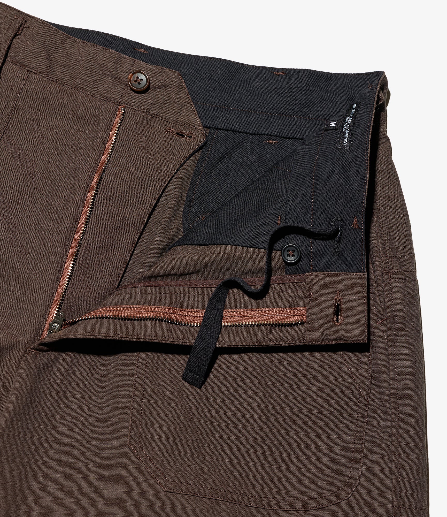 Security Pant - Dk. Brown Heavyweight Cotton Ripstop
