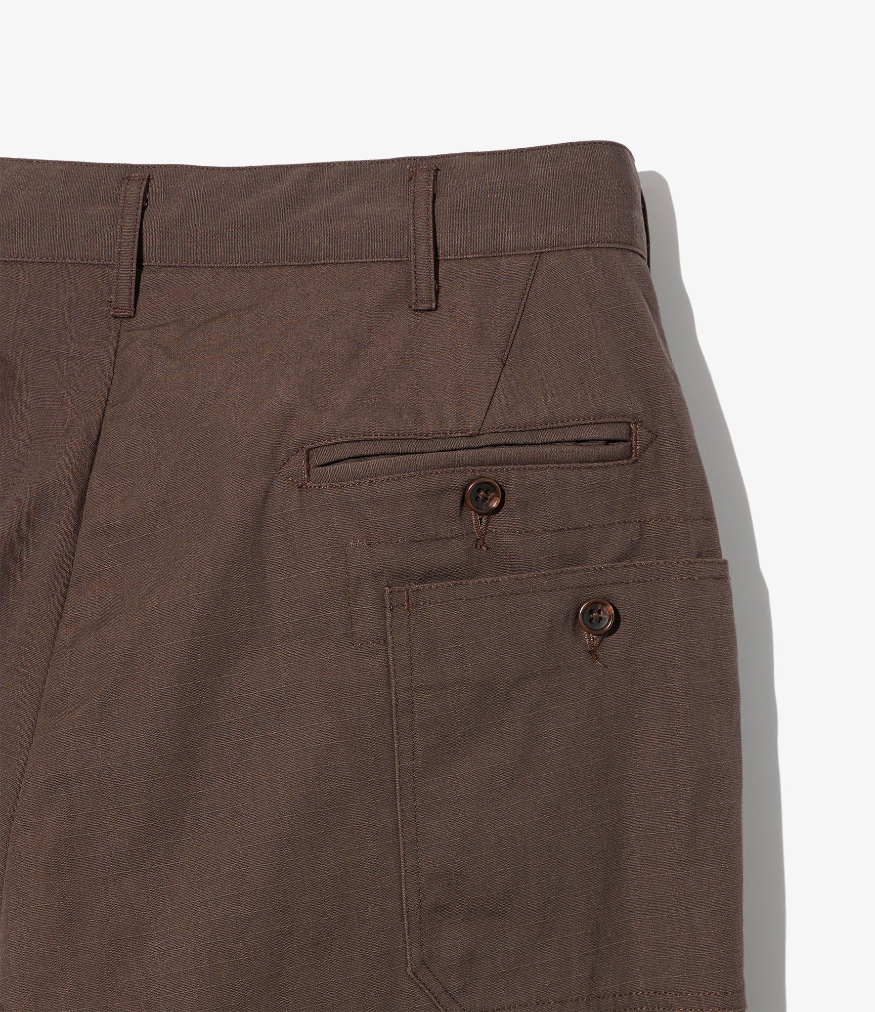 Security Pant - Dk. Brown Heavyweight Cotton Ripstop