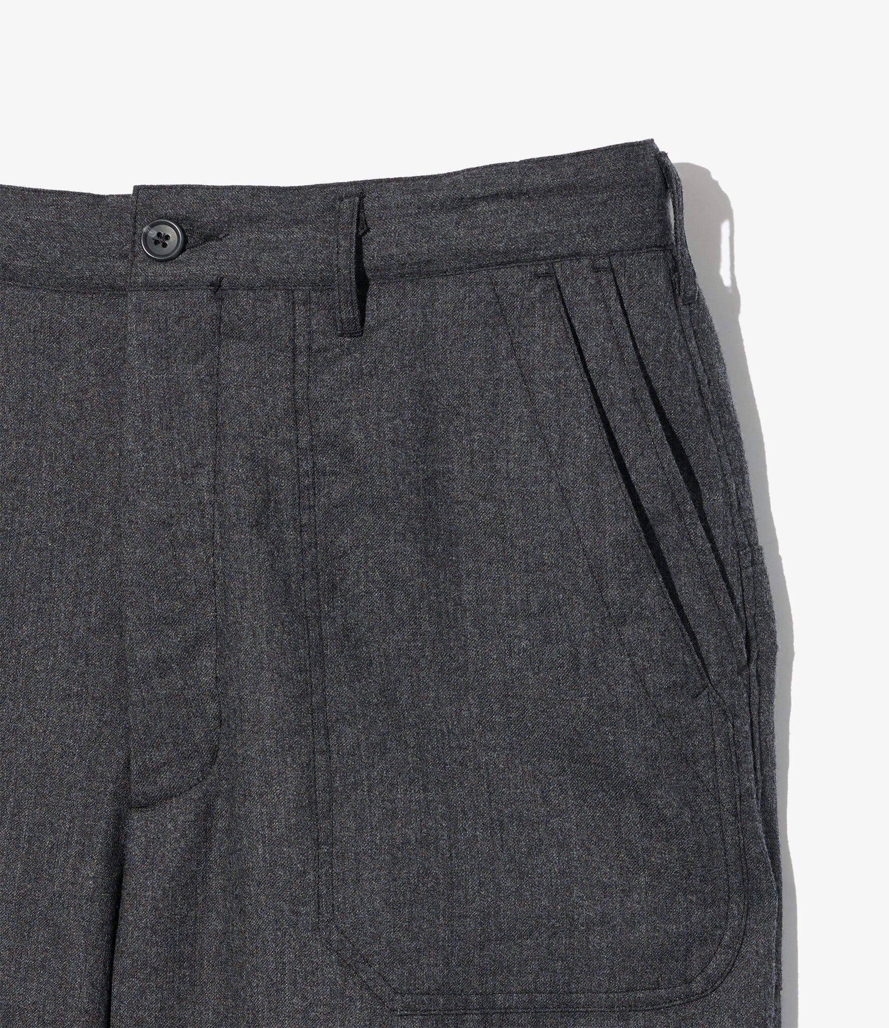 Security Pant - Dk. Grey High Count Worsted Wool