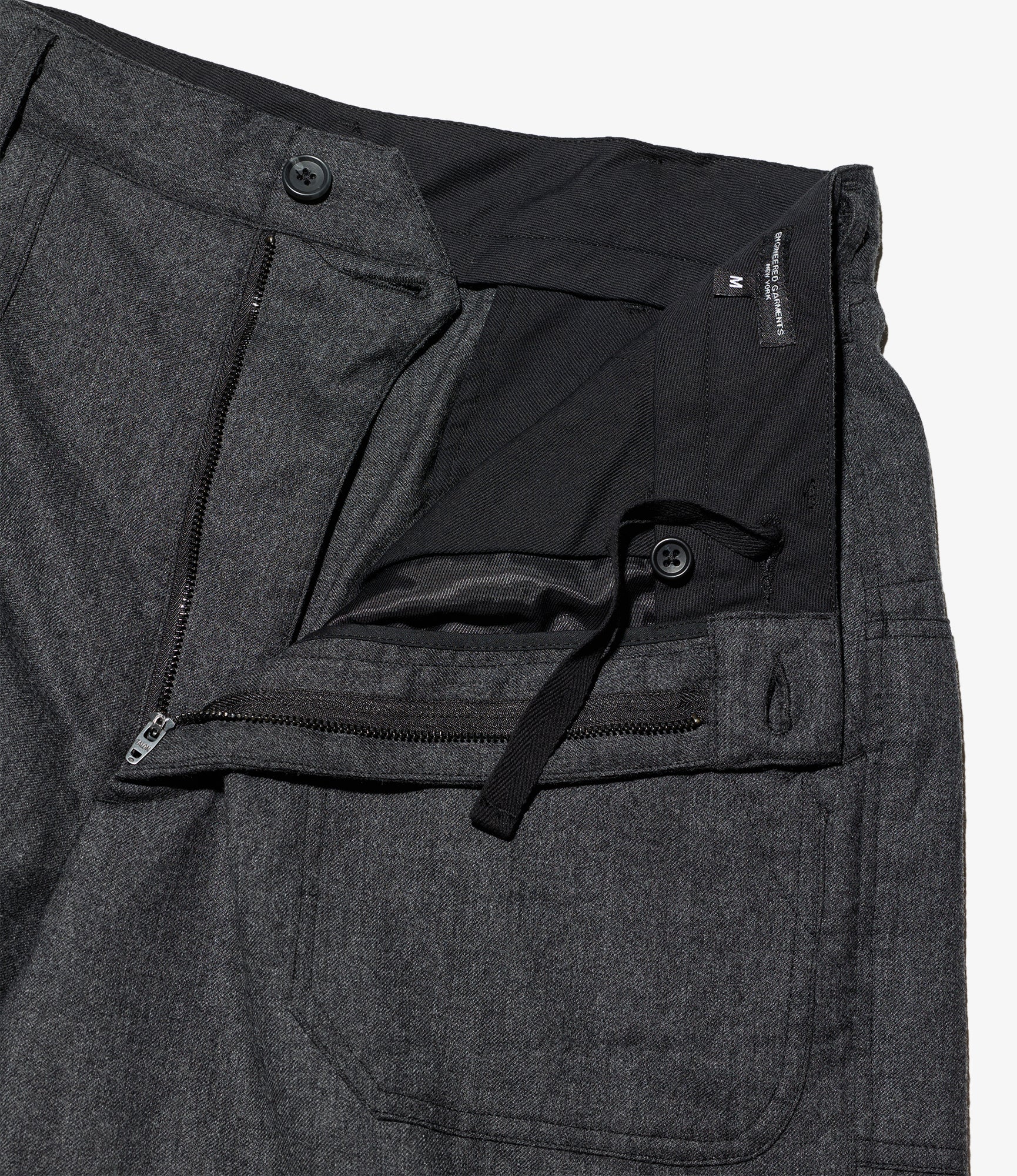 Security Pant - Dk. Grey High Count Worsted Wool