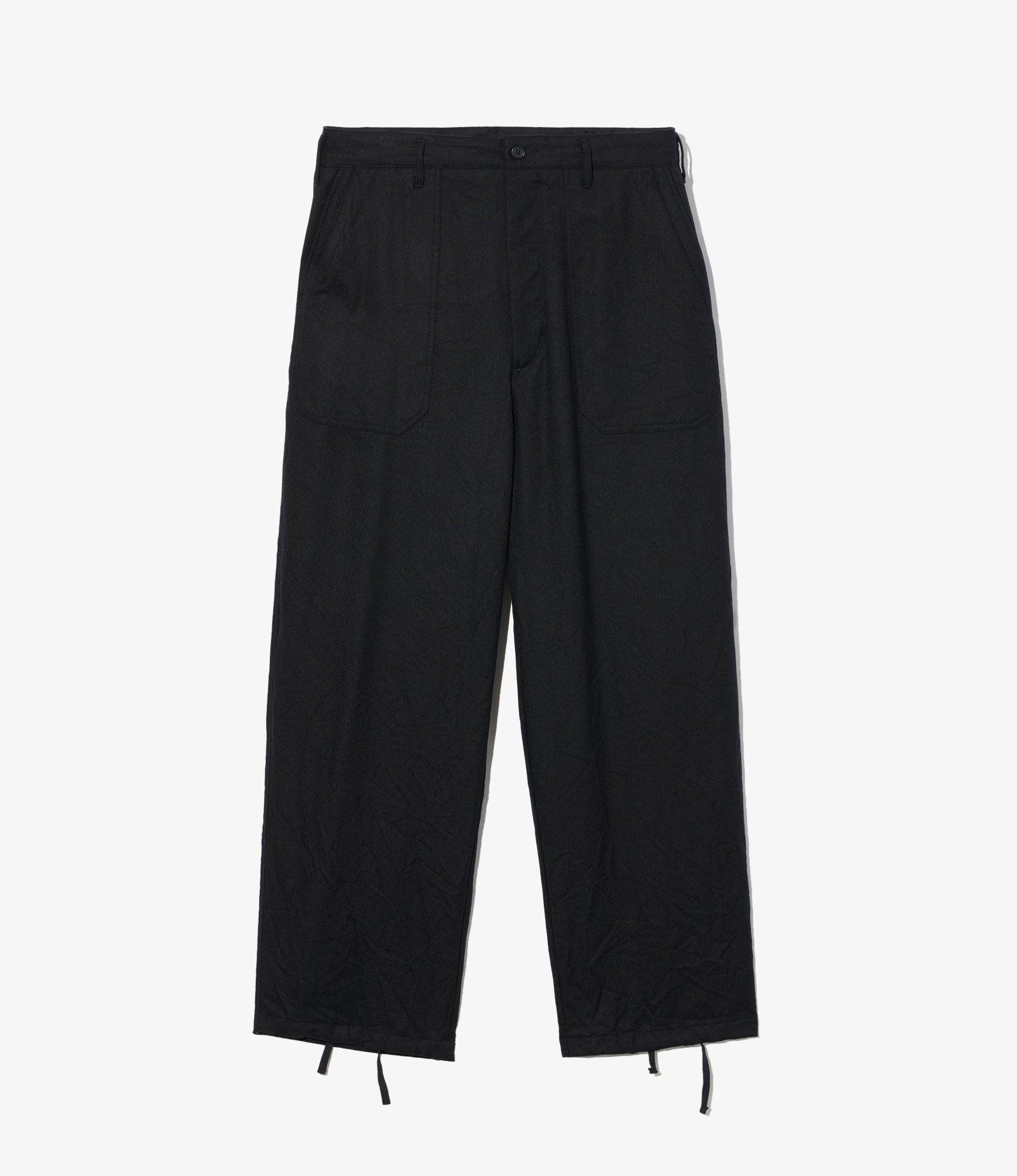Security Pant - Black High Count Worsted Wool