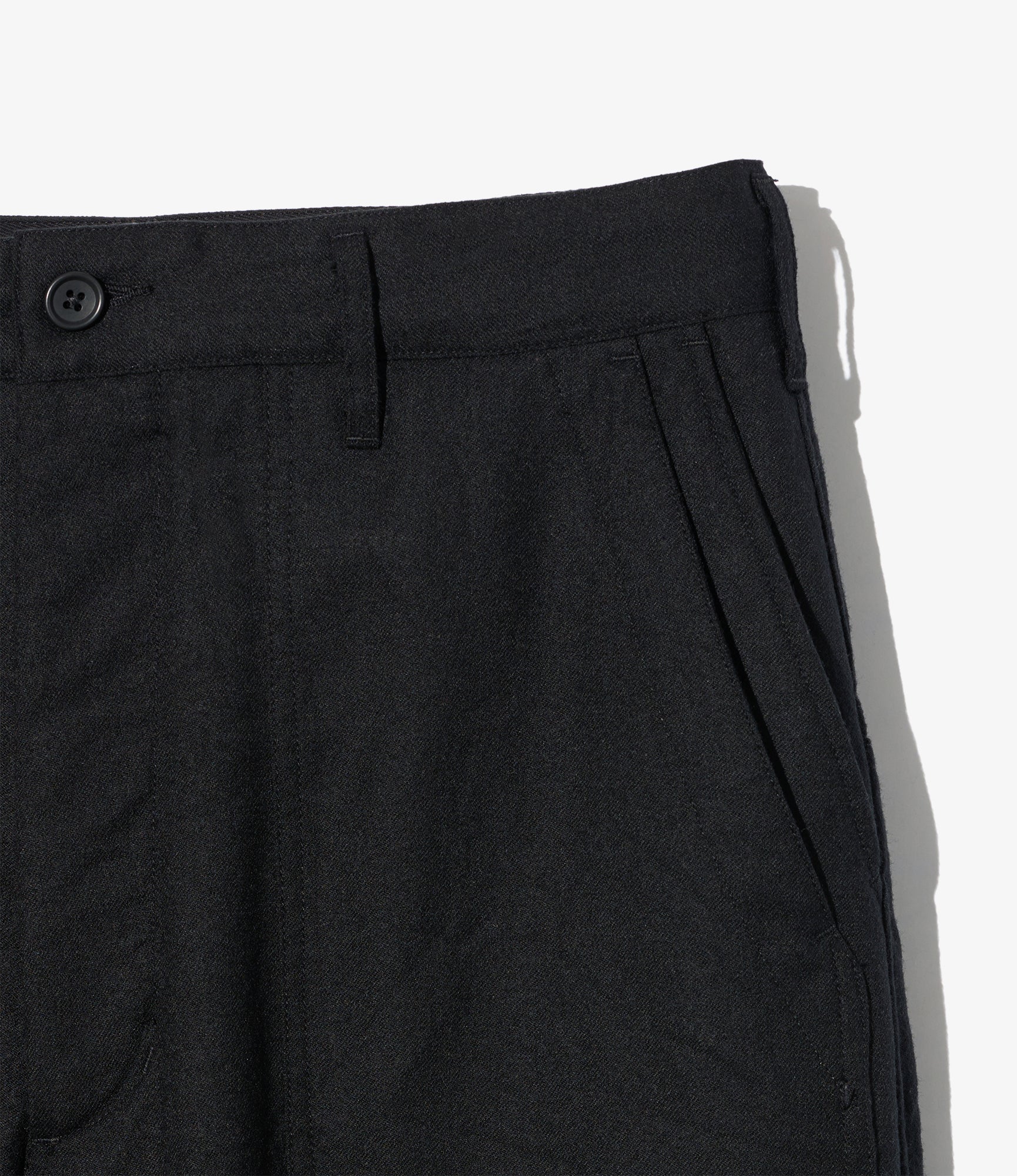 Security Pant - Black High Count Worsted Wool