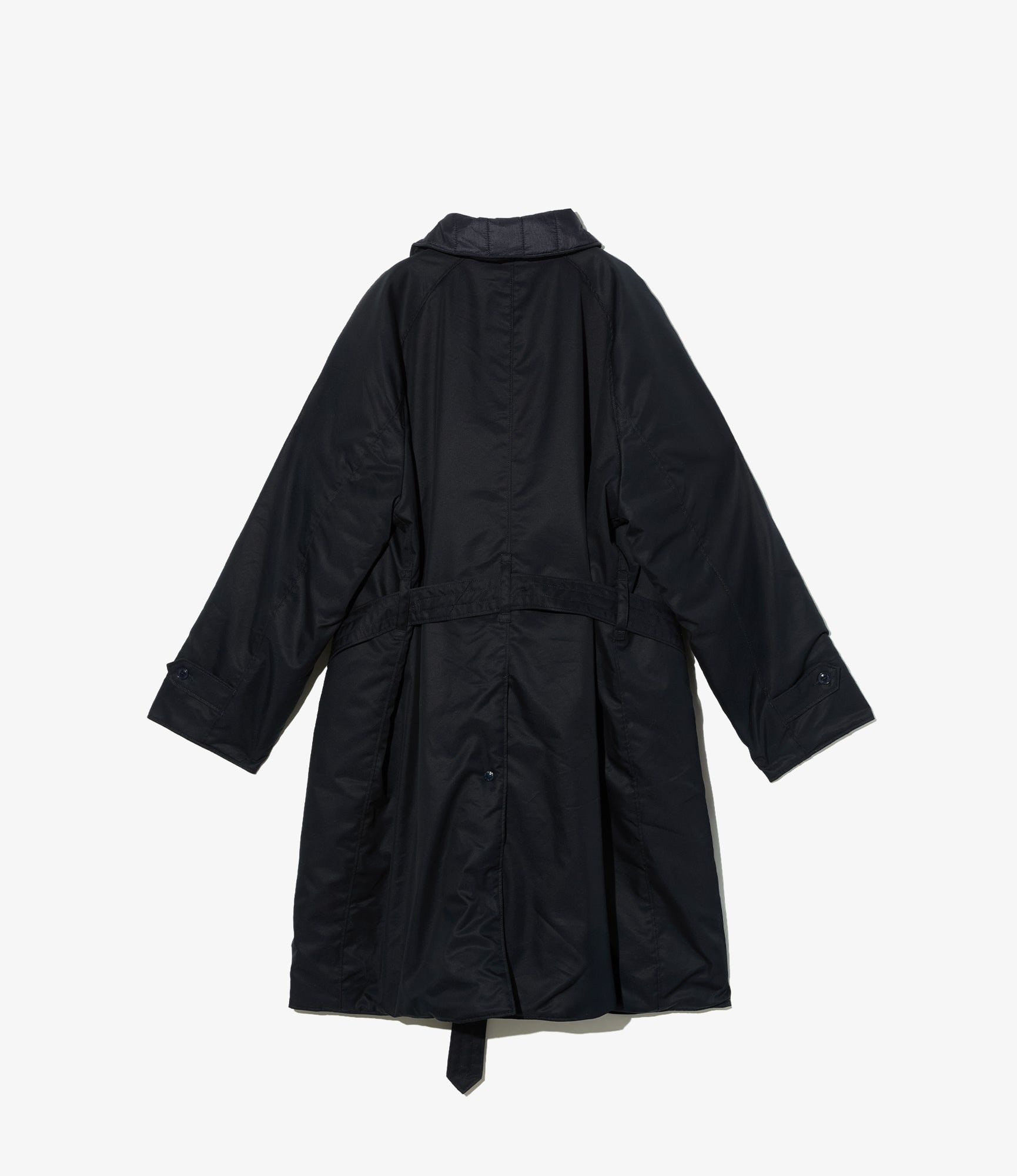 Shawl Collar Reversible Coat - Dk. Navy CP Iridescent Twill