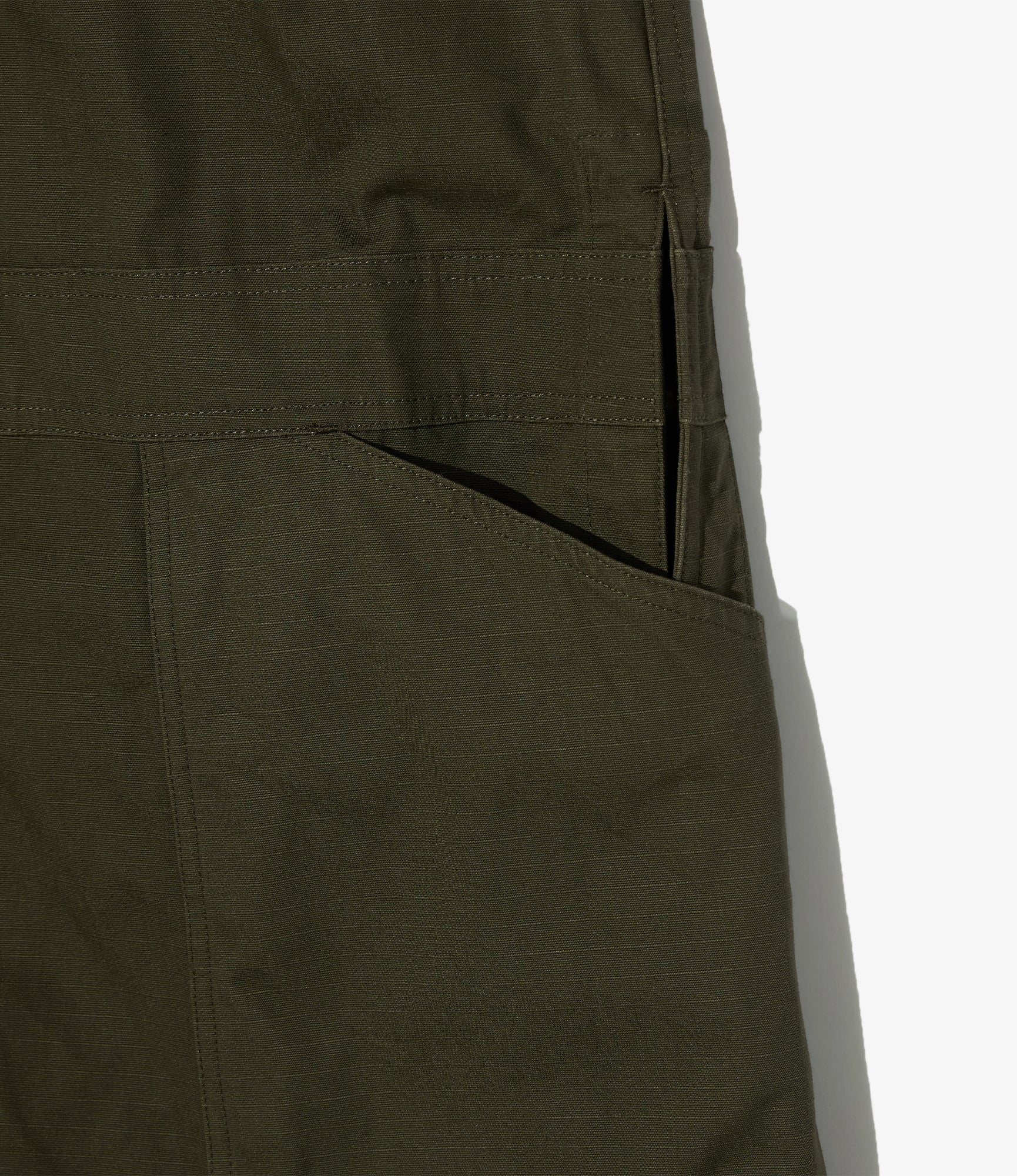 Shop Coat - Olive Heavyweight Cotton Ripstop