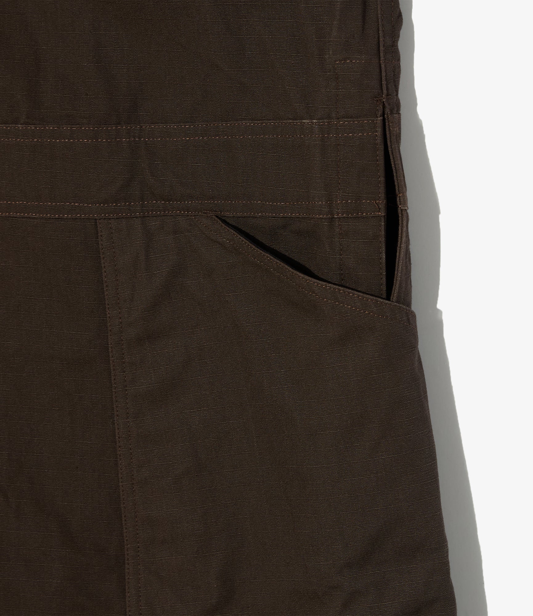 Shop Coat - Dk. Brown Heavyweight Cotton Ripstop