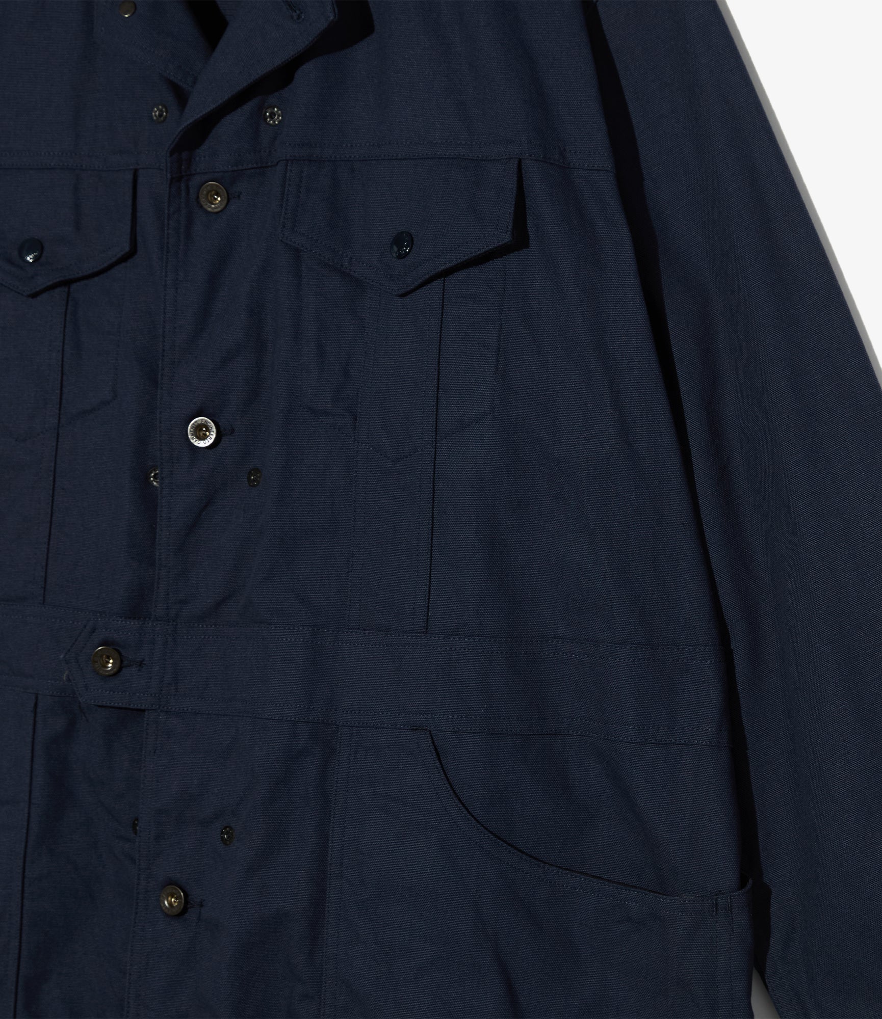 Shop Coat - Navy 10oz Duck Canvas