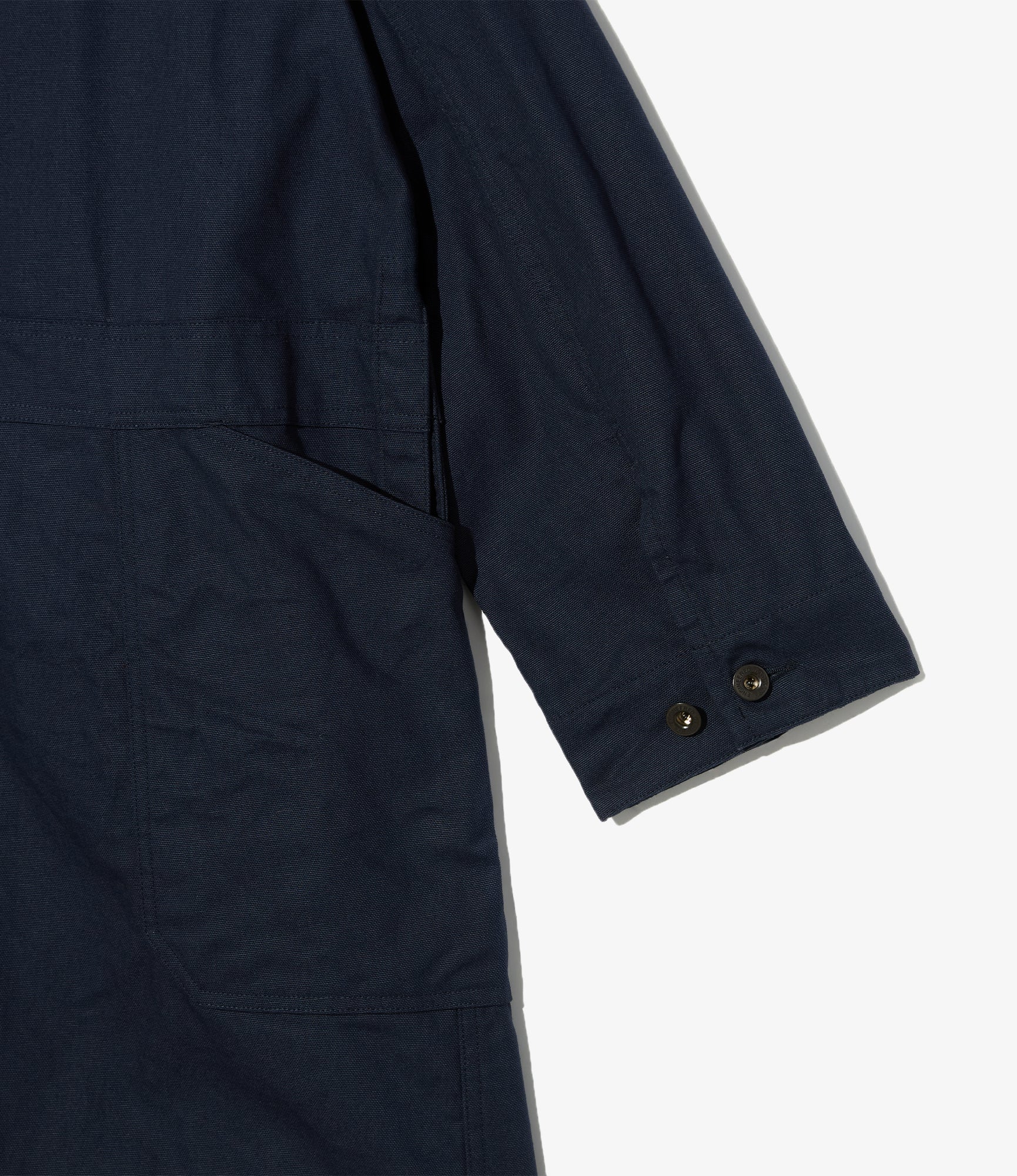 Shop Coat - Navy 10oz Duck Canvas