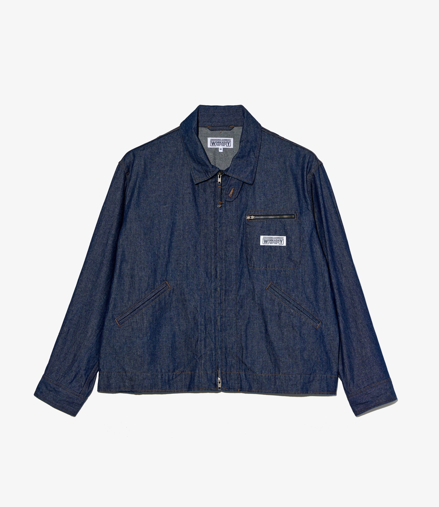 Engineered Garments Workaday - Short Jacket - Indigo Industrial