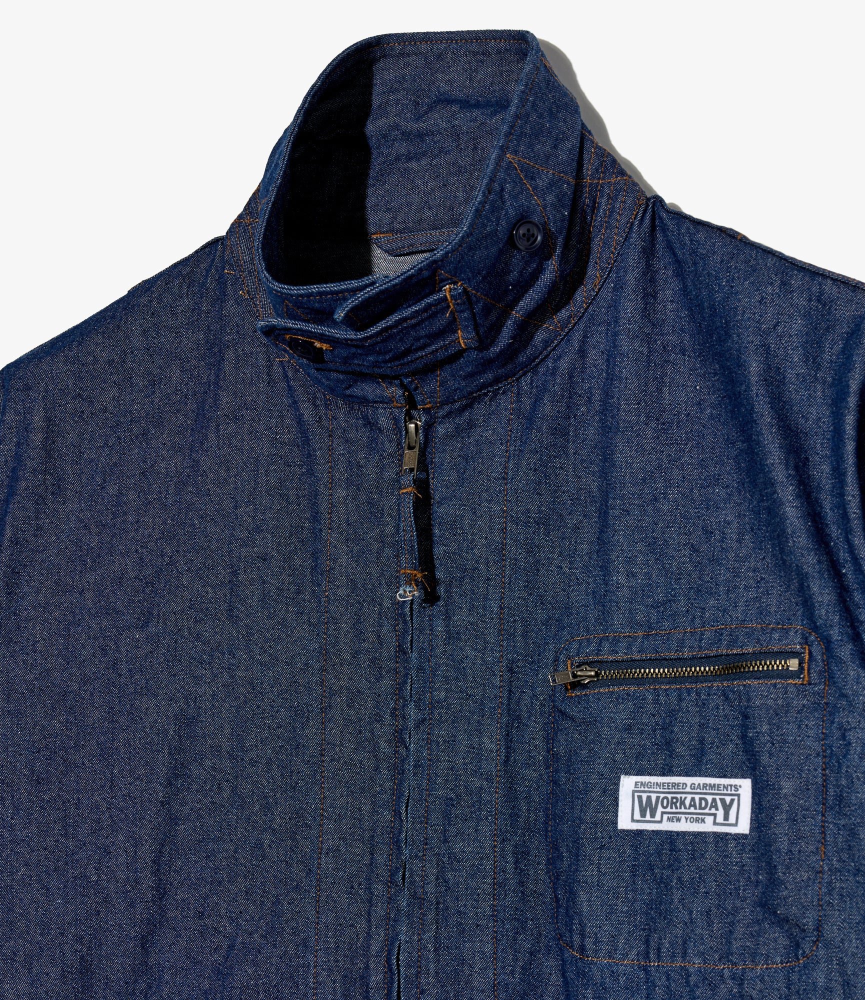 Short Jacket - Indigo Industrial 8oz Denim