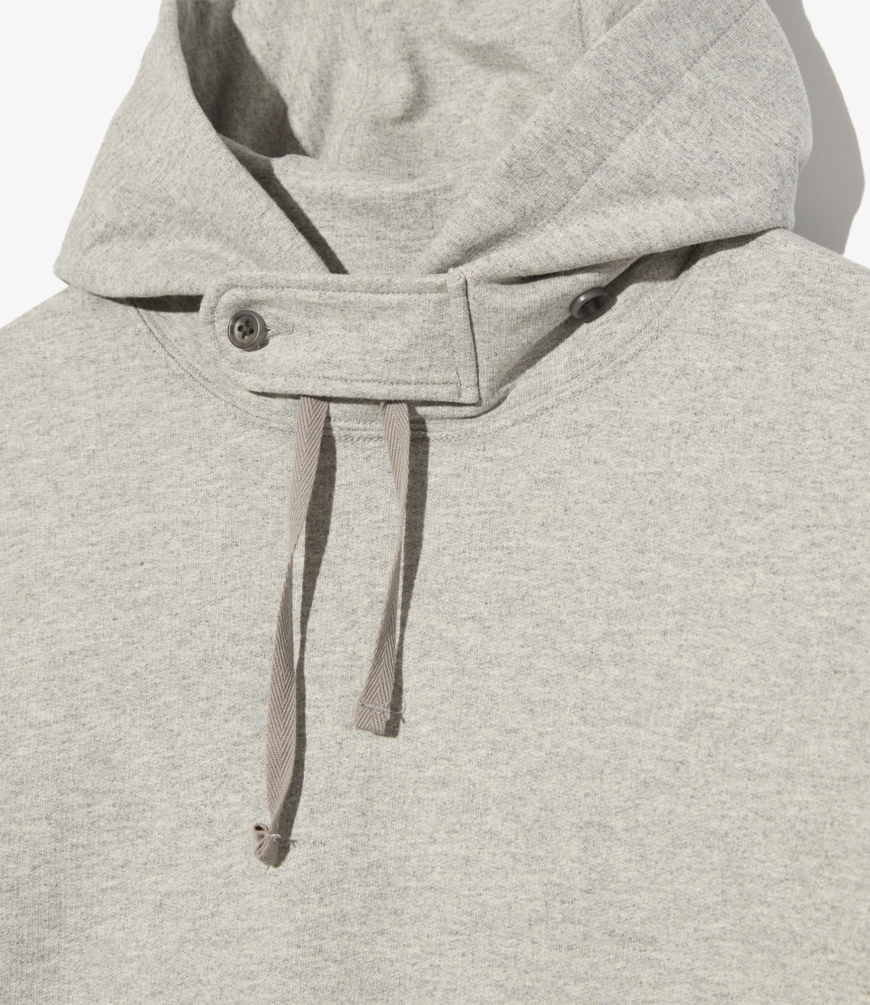 Short Sleeve Hoody - Heather Grey French Terry