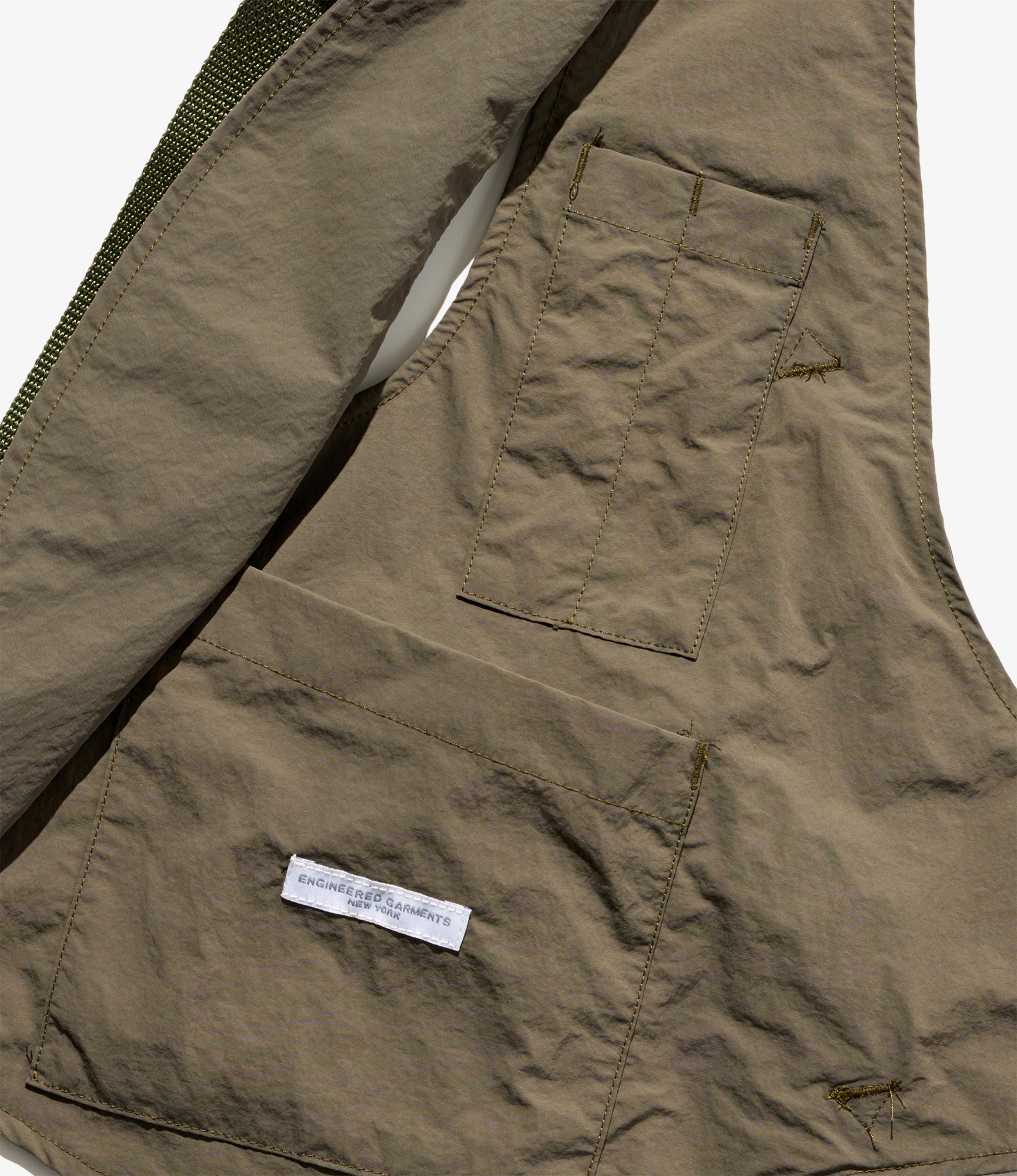 Shoulder Vest - Olive Polyester Taslan