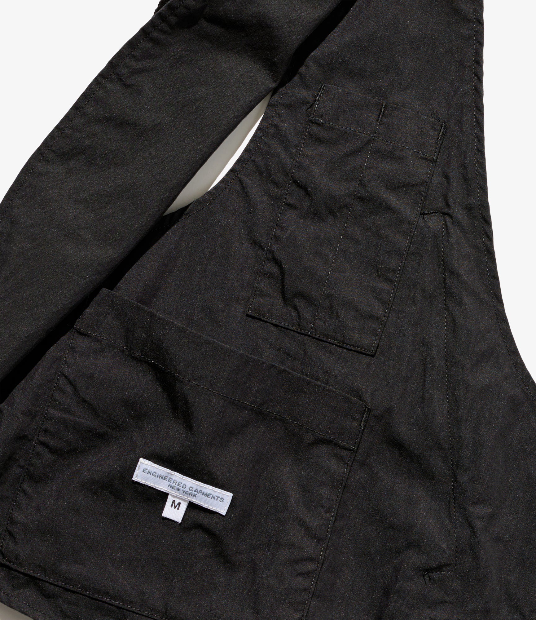 Shoulder Vest - Black Lt. Weight Nyco Poplin