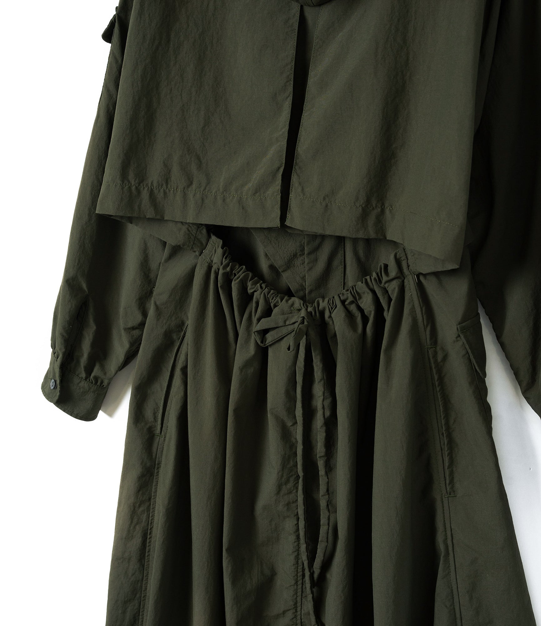 Women's Shifting Dress - Dk. Olive Recycled Poly